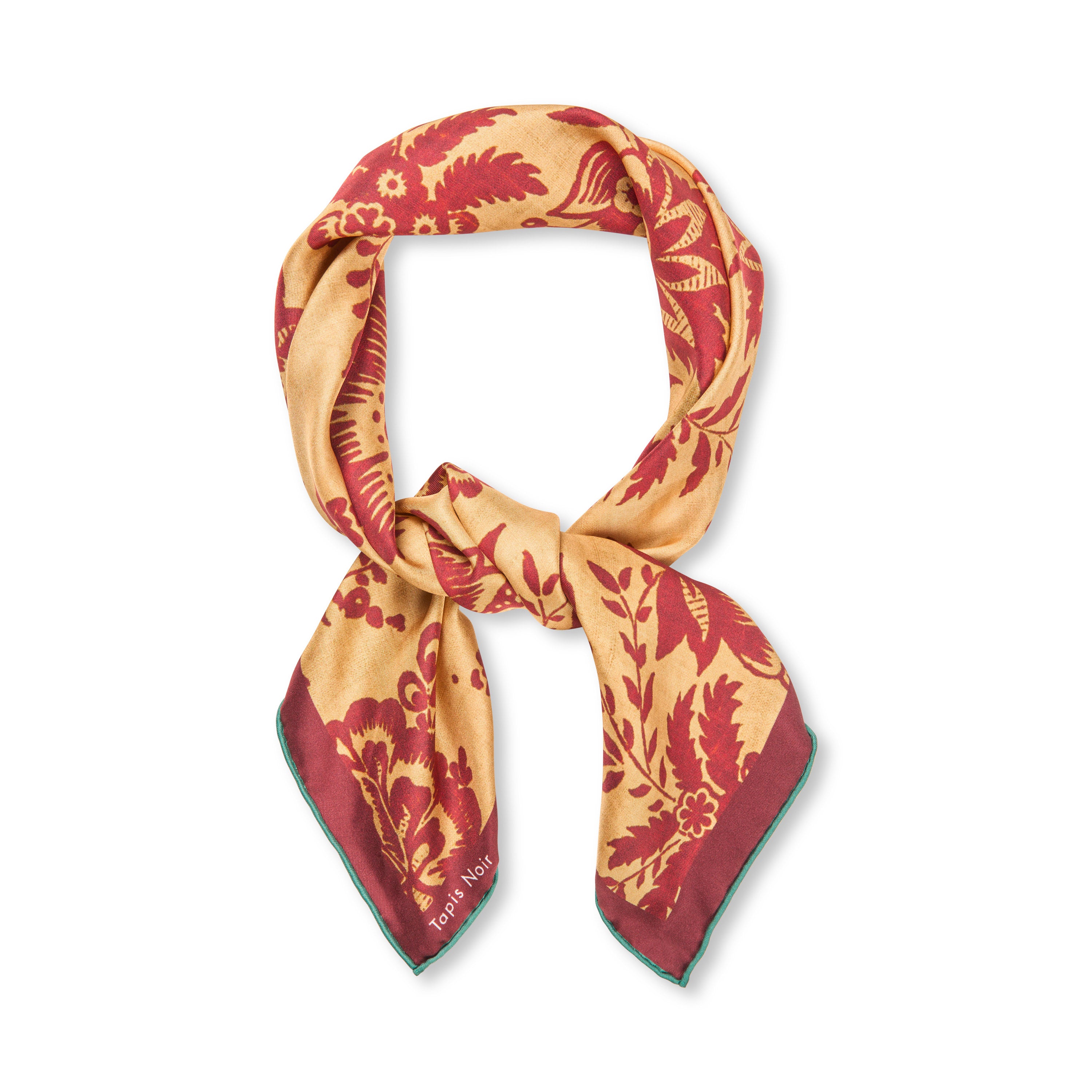 Tapis Noir Classical Small Georgia Scarf Classical Small Yellow