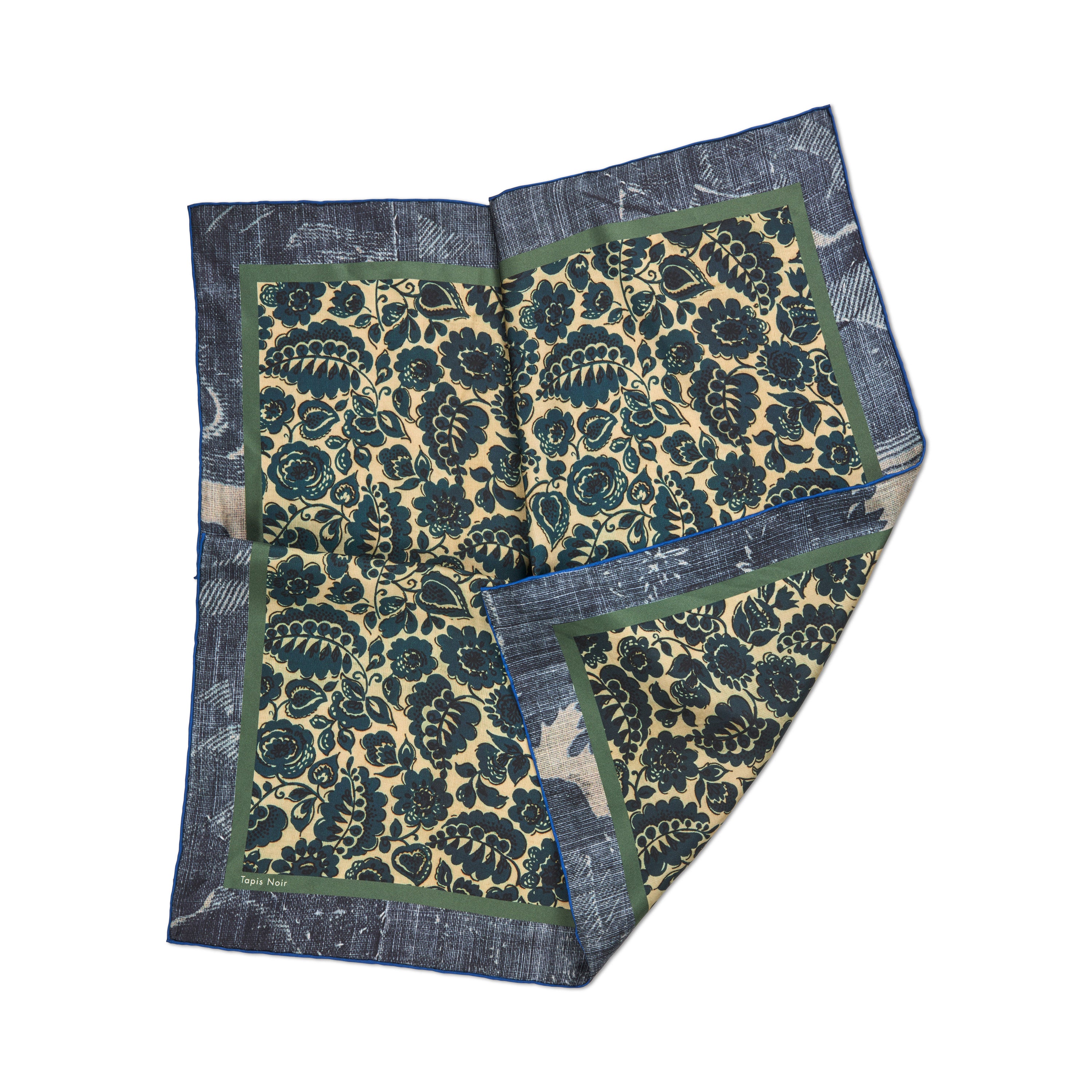 Tapis Noir Classical Small Gianna Scarf Classical Small Blue