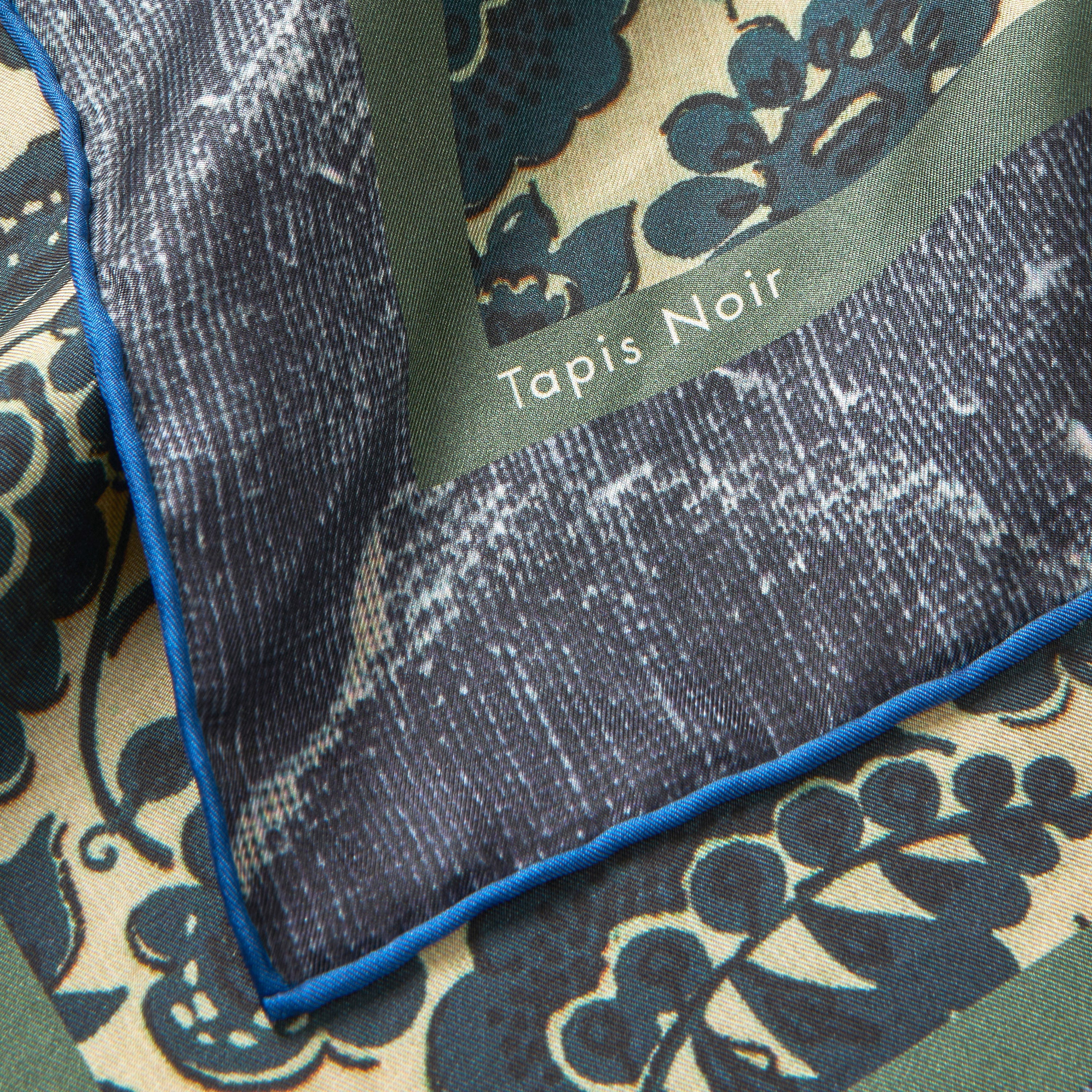 Tapis Noir Classical Small Gianna Scarf Classical Small Blue