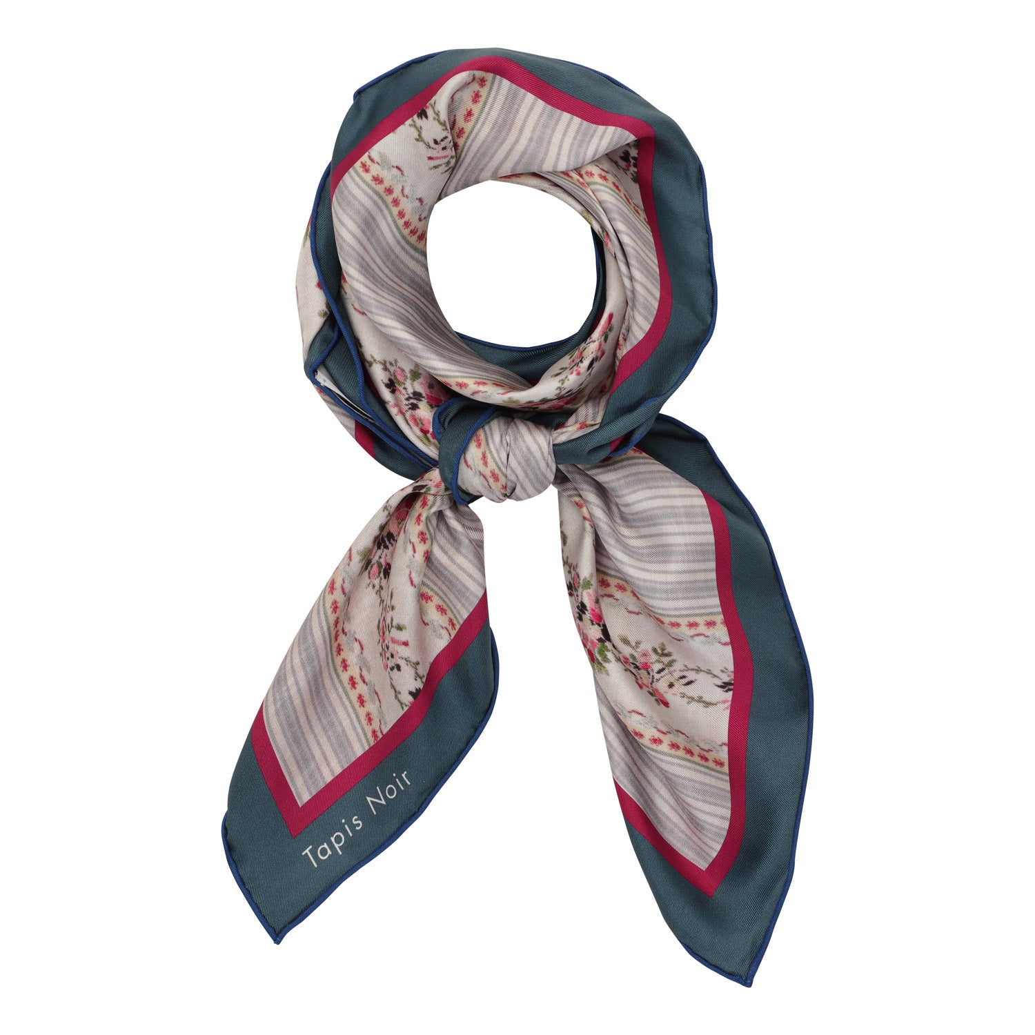 Tapis Noir Classical Soft Stripe Scarf Classical Stripes