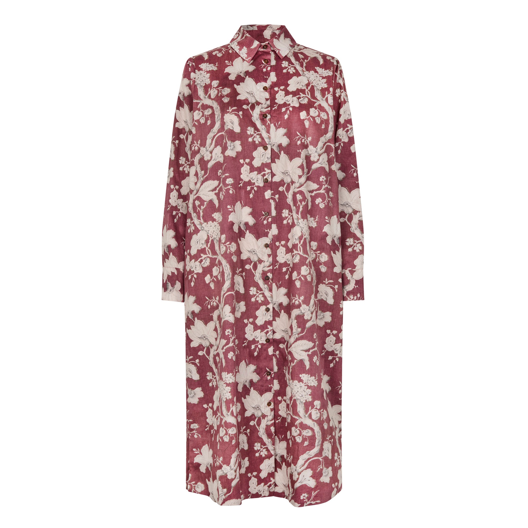 Tapis Noir Daria Cotton Dress - Dark red Dress Red