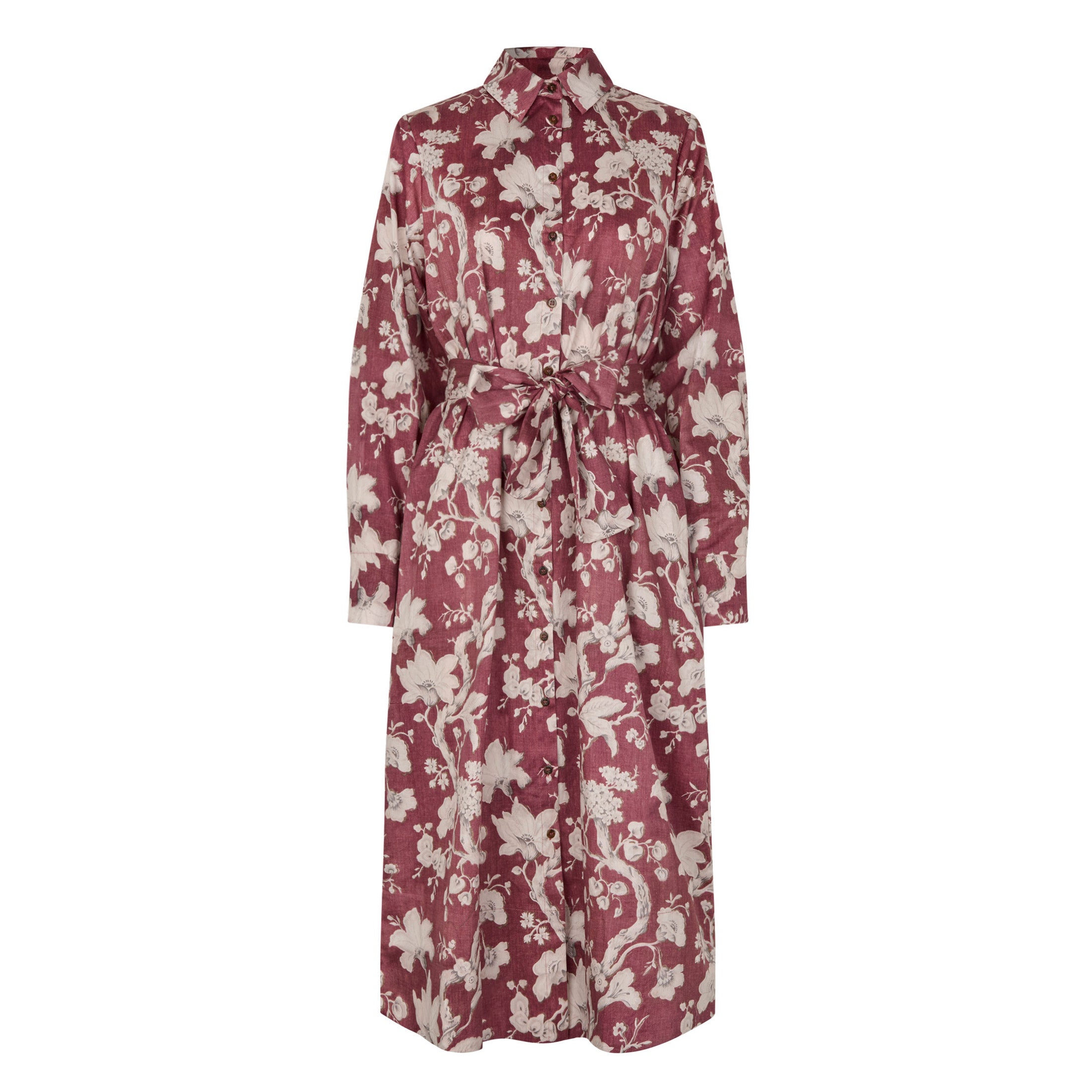 Tapis Noir Daria Cotton Dress - Dark red Dress Red
