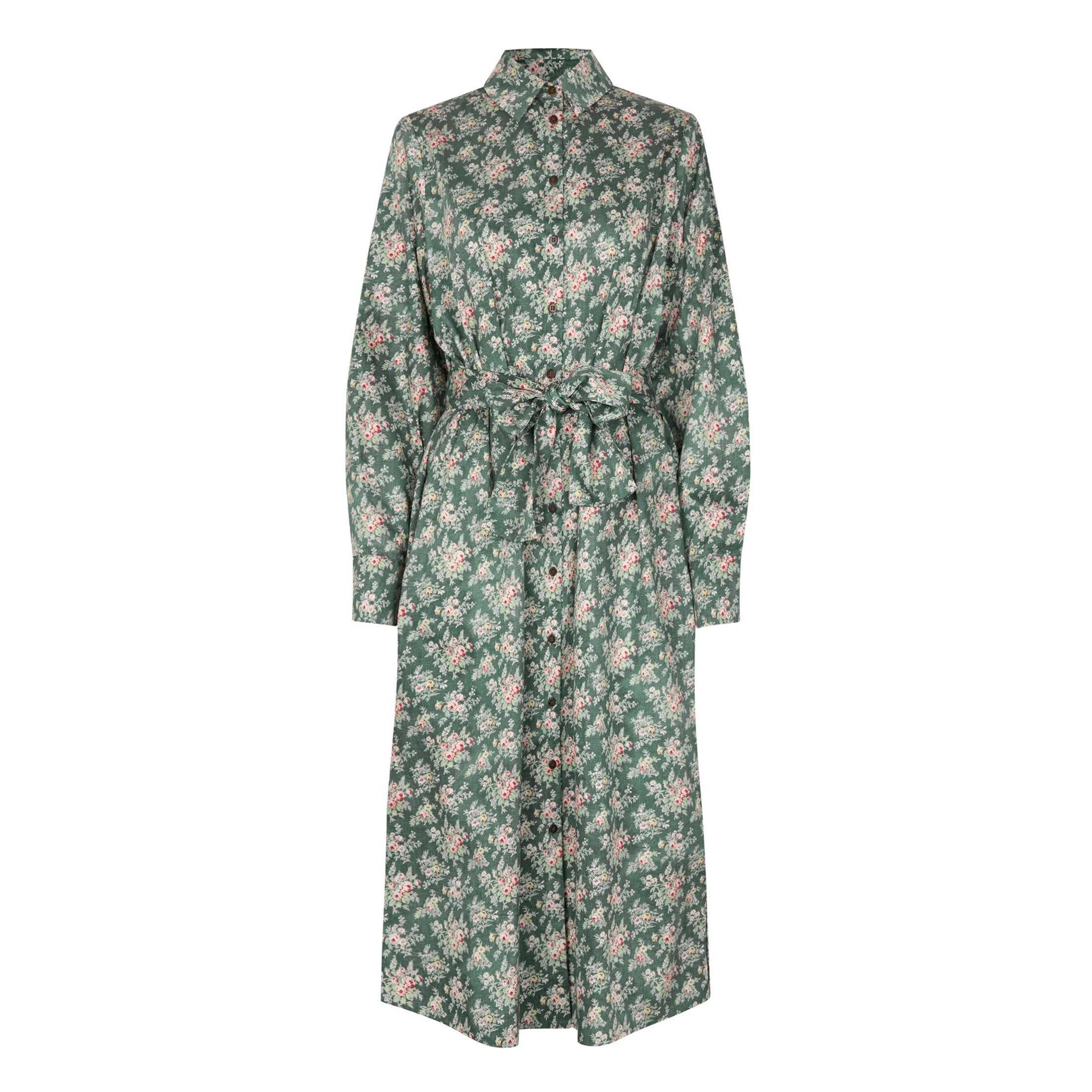 Tapis Noir Daria Cotton Dress - Emerald Dress Green