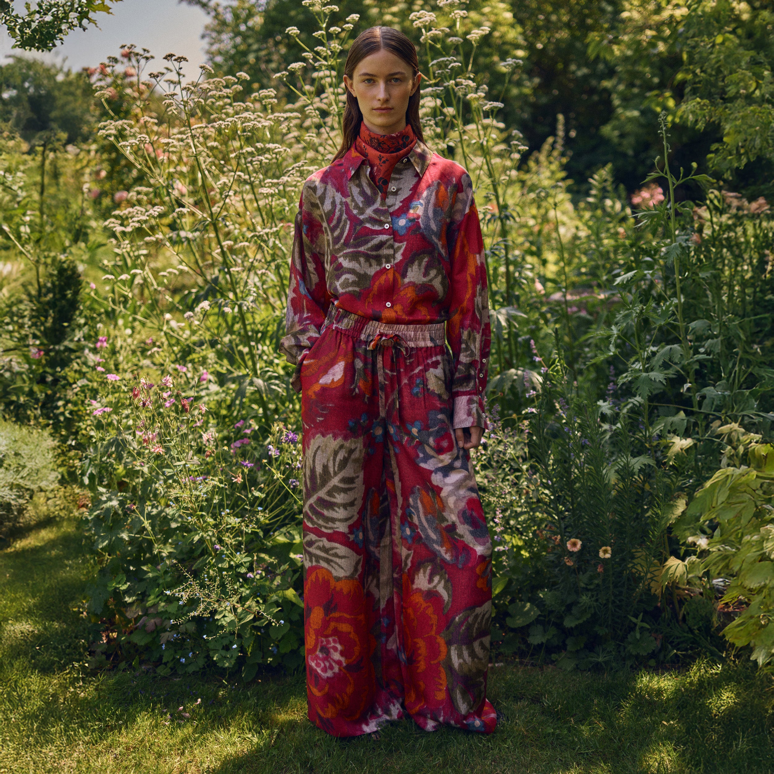 Tapis Noir Darla Silk Shirt - Pink Shirt Pink