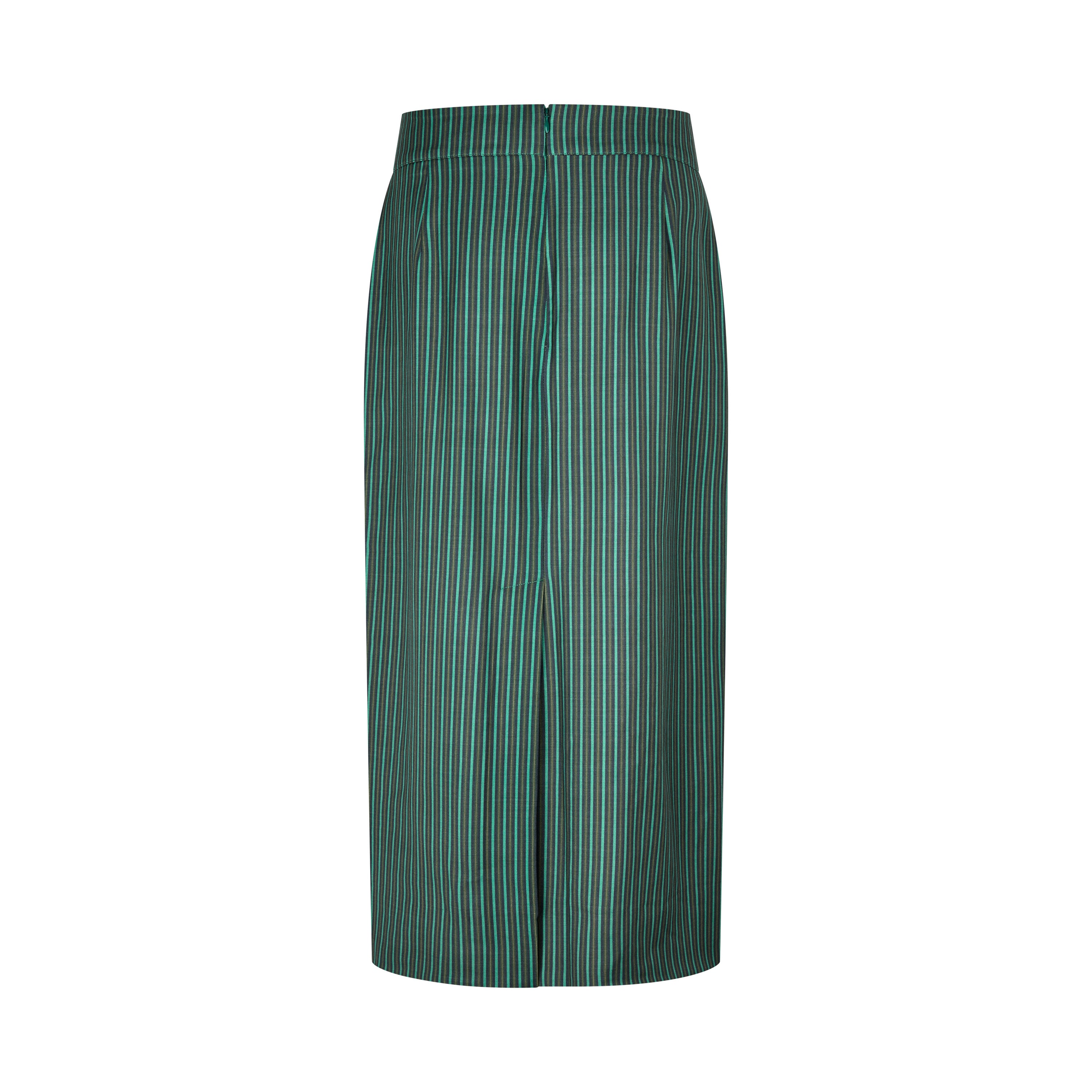 Tapis Noir Fawn Wool Skirt - Green Skirt Green