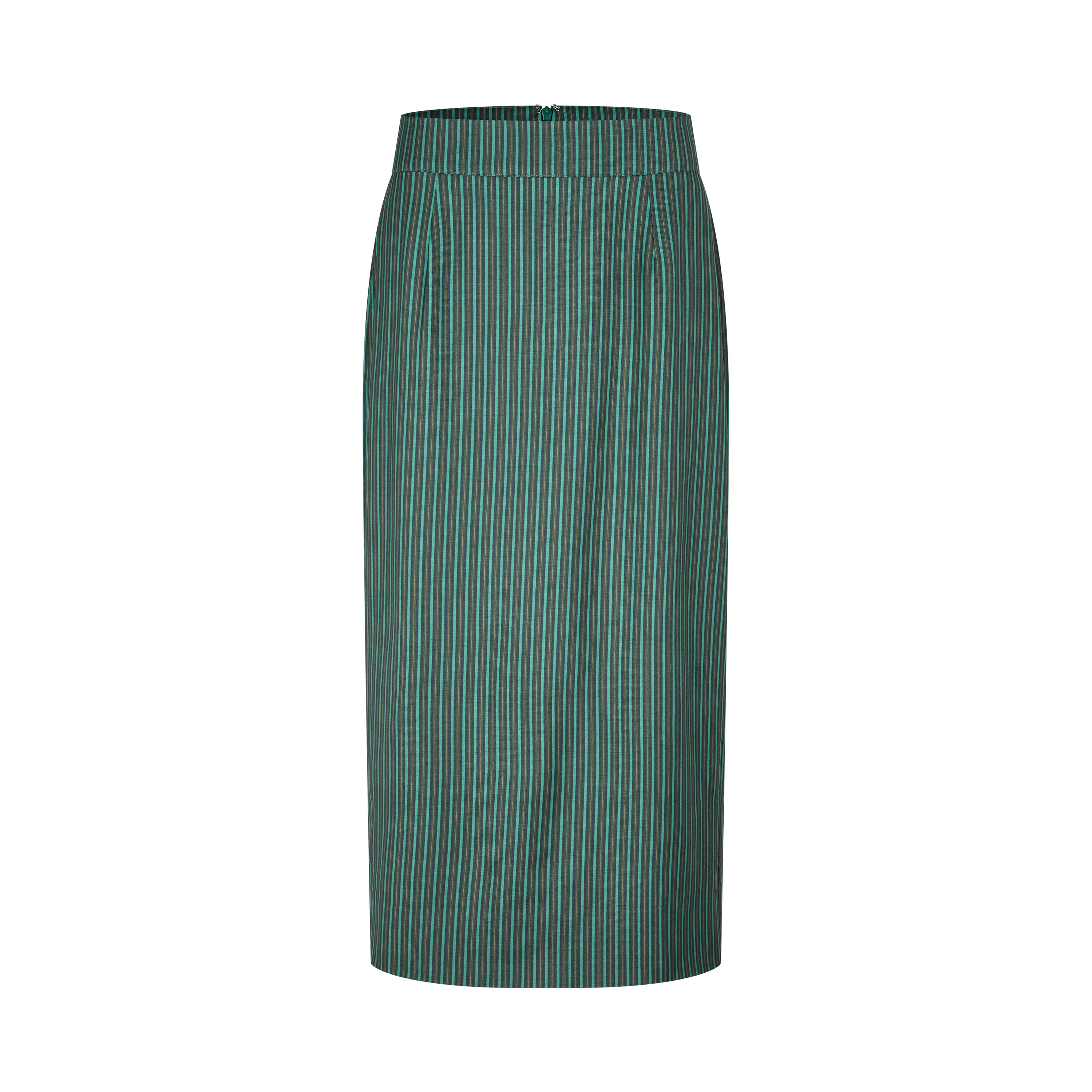 Tapis Noir Fawn Wool Skirt - Green Skirt Green