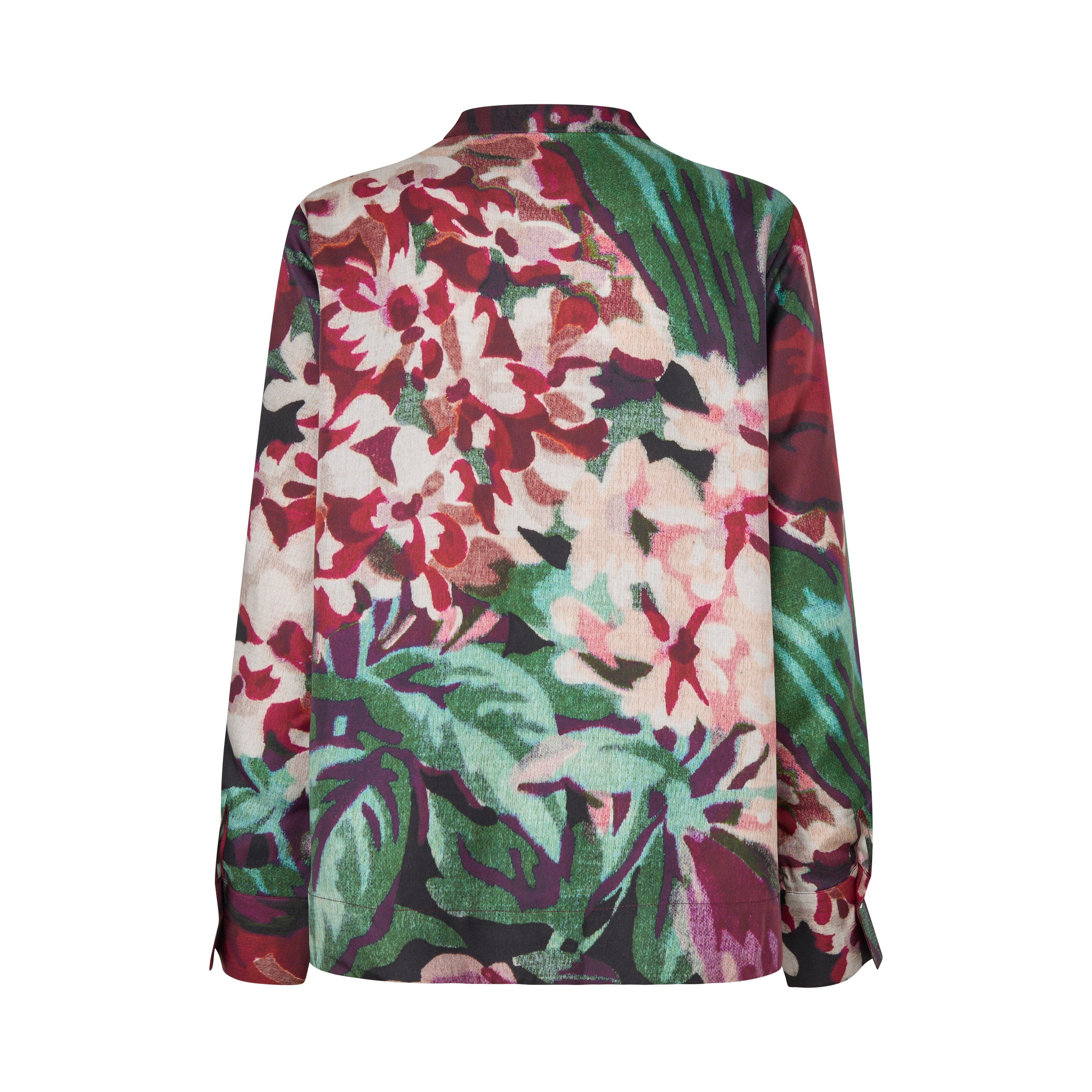 Tapis Noir Fernanda Silk Shirt - Purple Shirt Brown