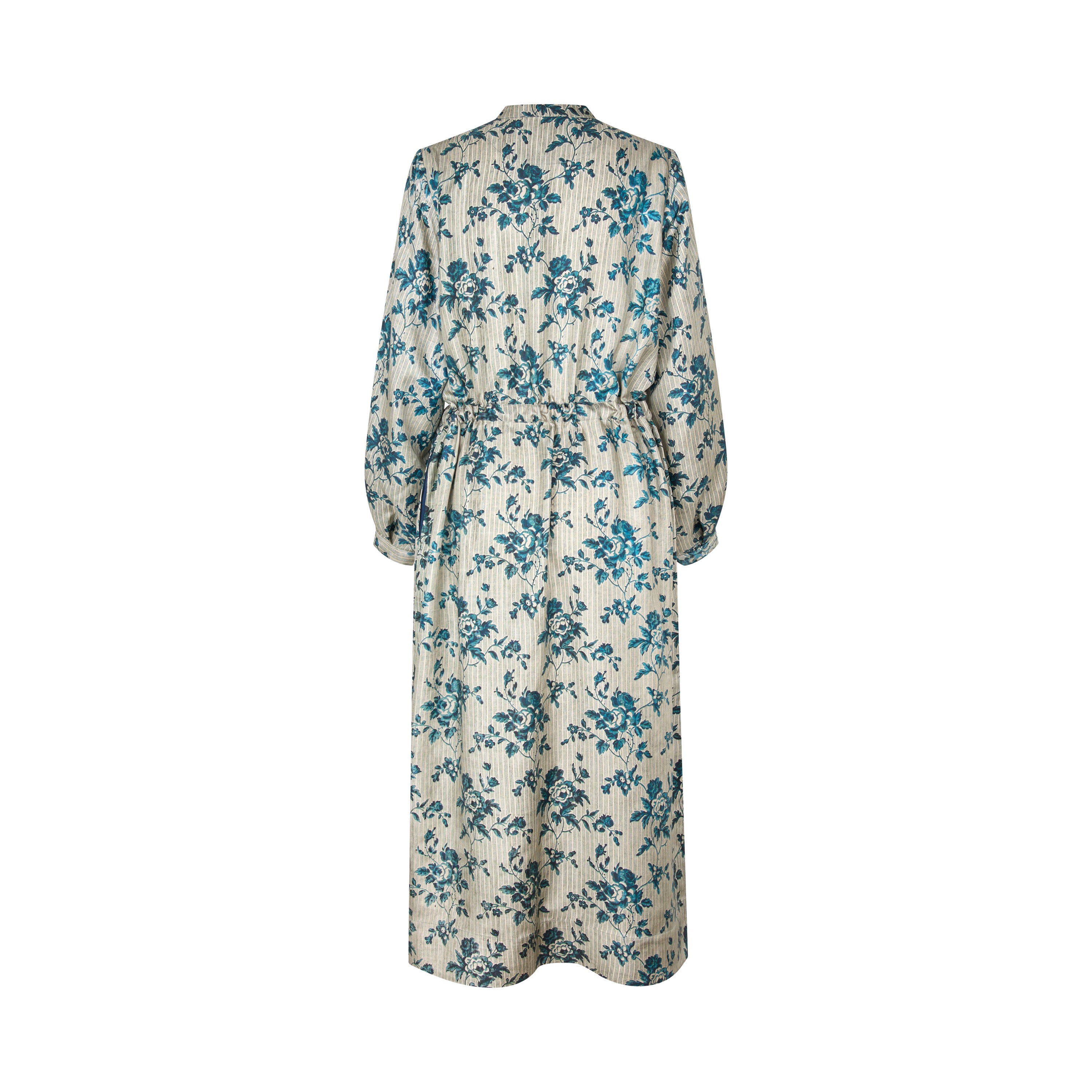 Tapis Noir Fiona Silk Dress - Blue Dress Blue