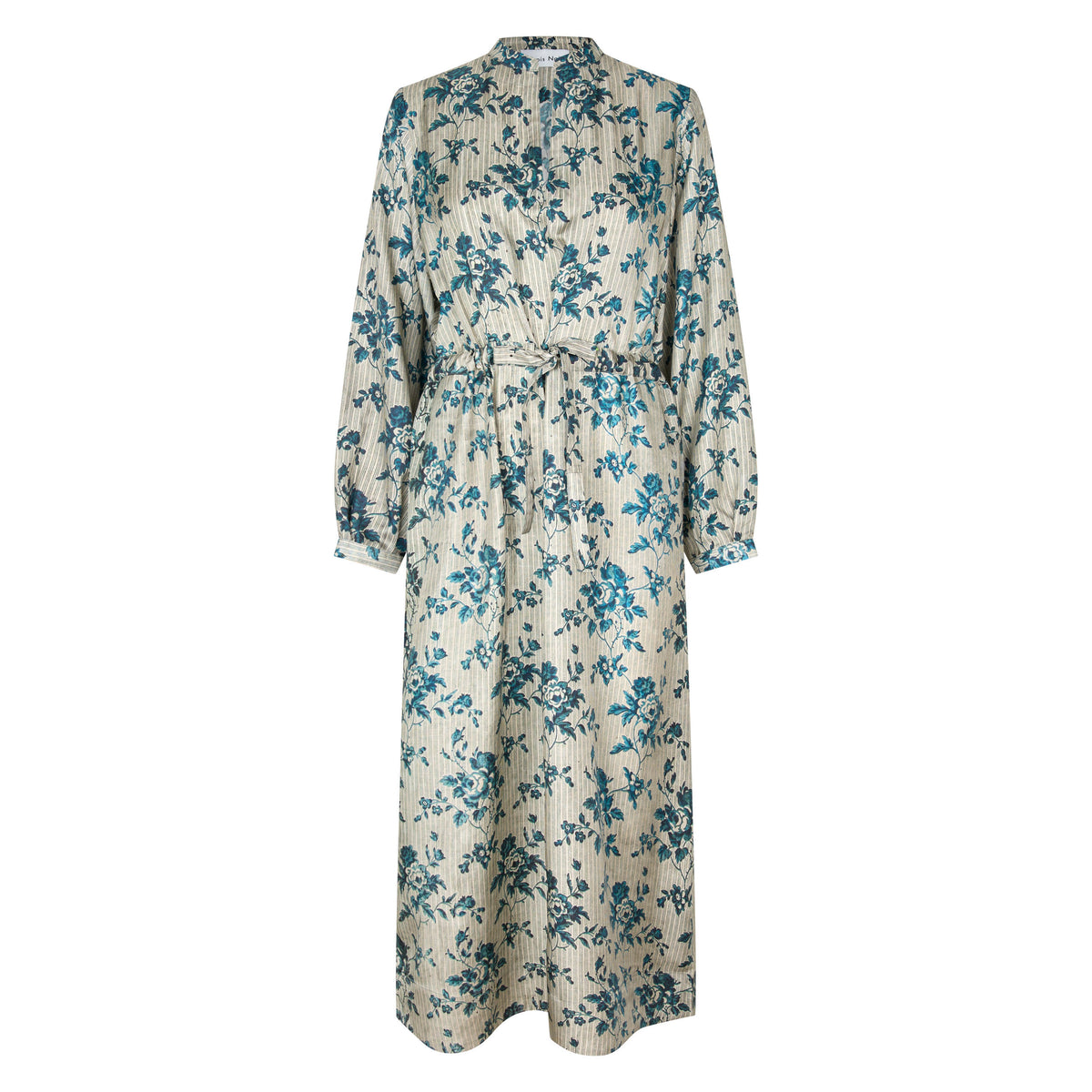 Tapis Noir Fiona Silk Dress - Blue Dress Blue