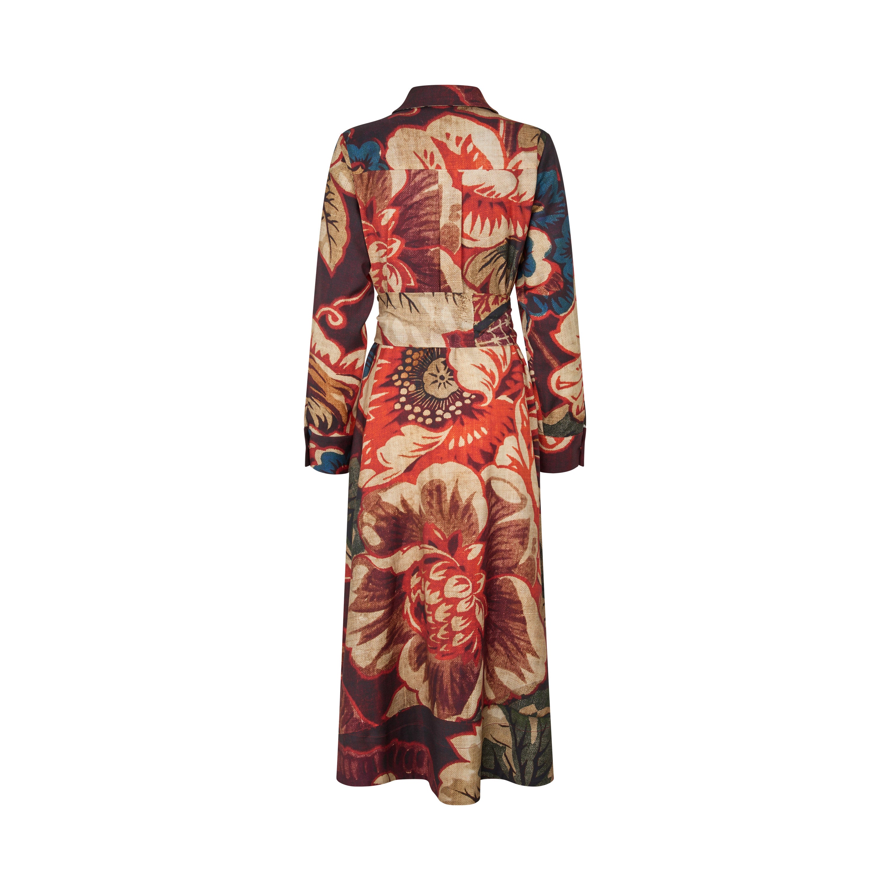 Tapis Noir Florence Wool Dress - Red Dress Red