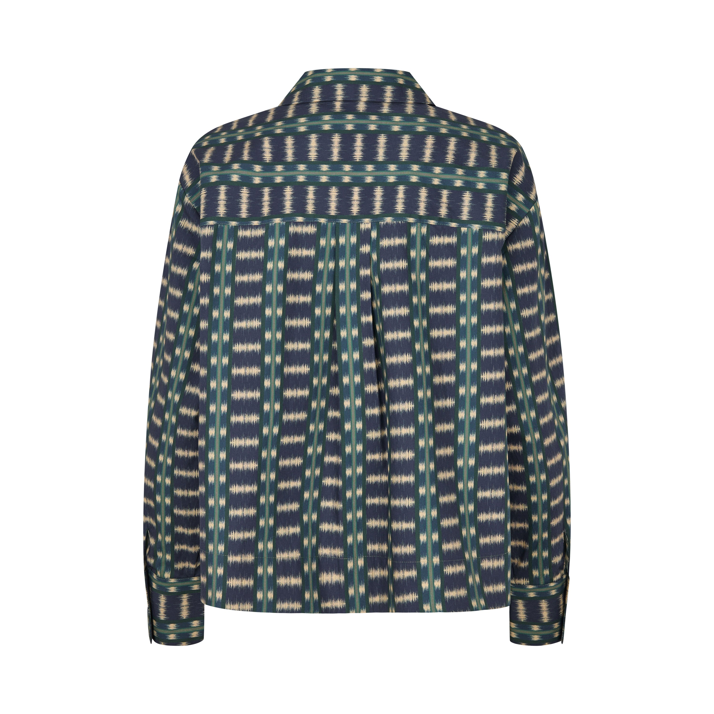 Tapis Noir Frances Cotton Shirt - Blue Shirt Blue