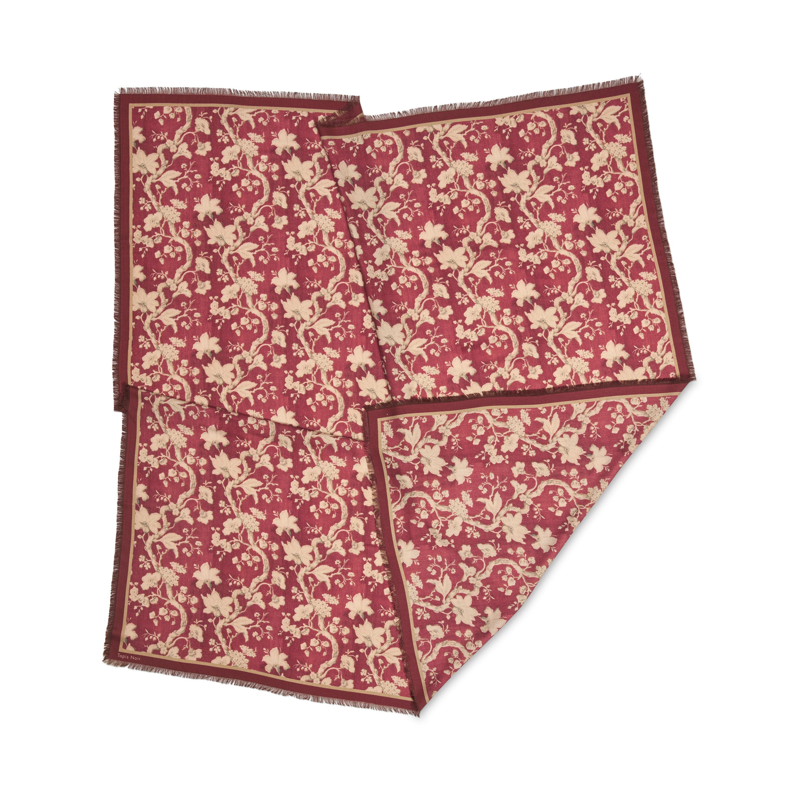 Tapis Noir Large Dana Scarf Large Red