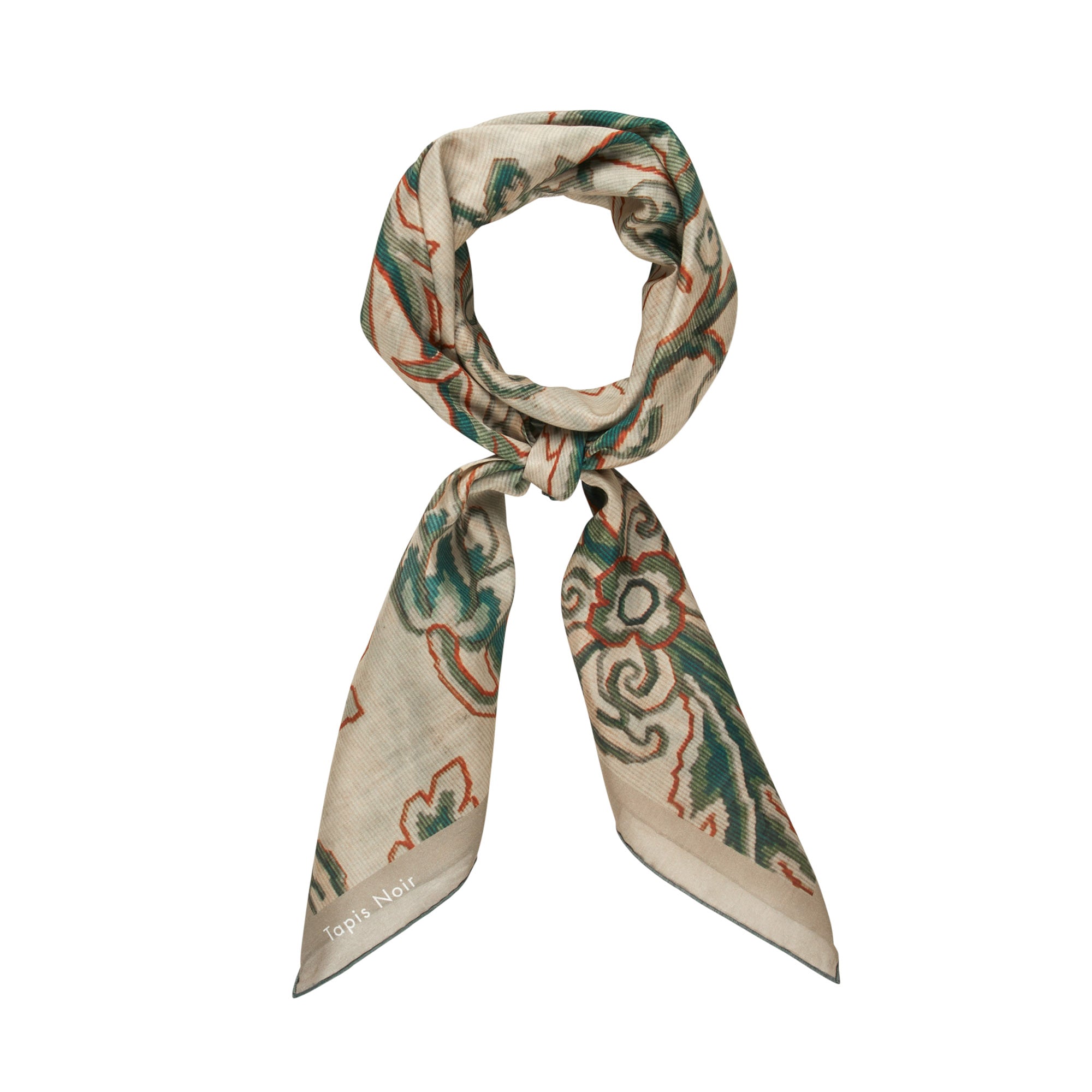 Tapis Noir Large Light Green Scarf Light Large Green