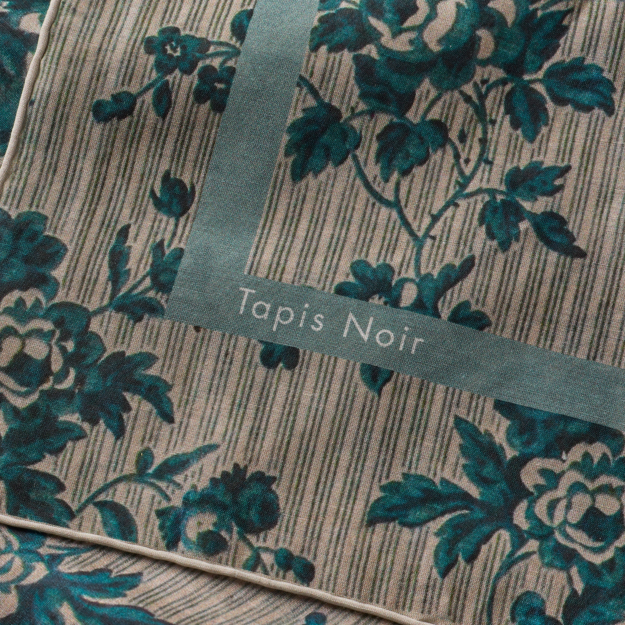 Tapis Noir Light Blue Stripe Scarf Light Blue