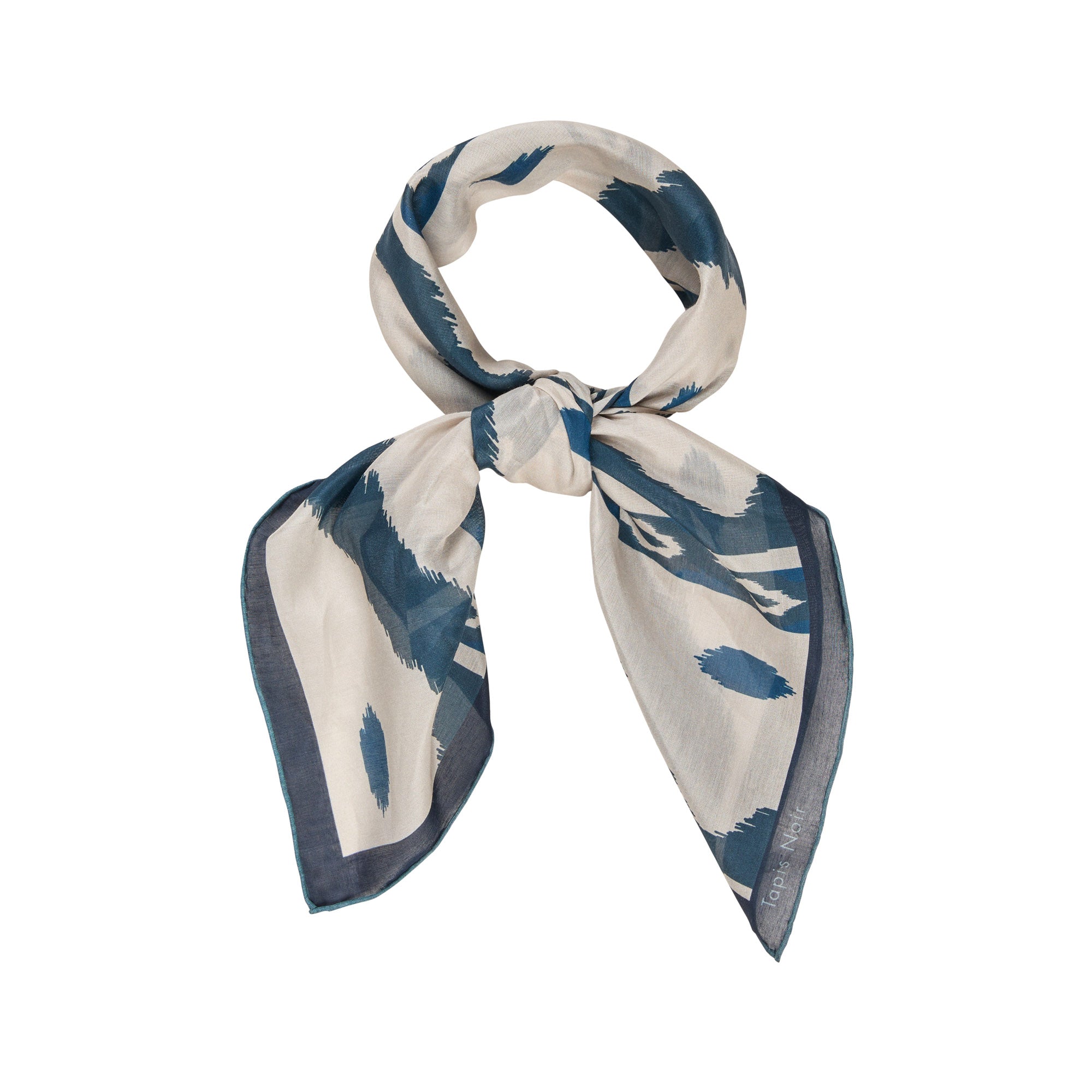 Tapis Noir Light Blue Wave Scarf Light Blue