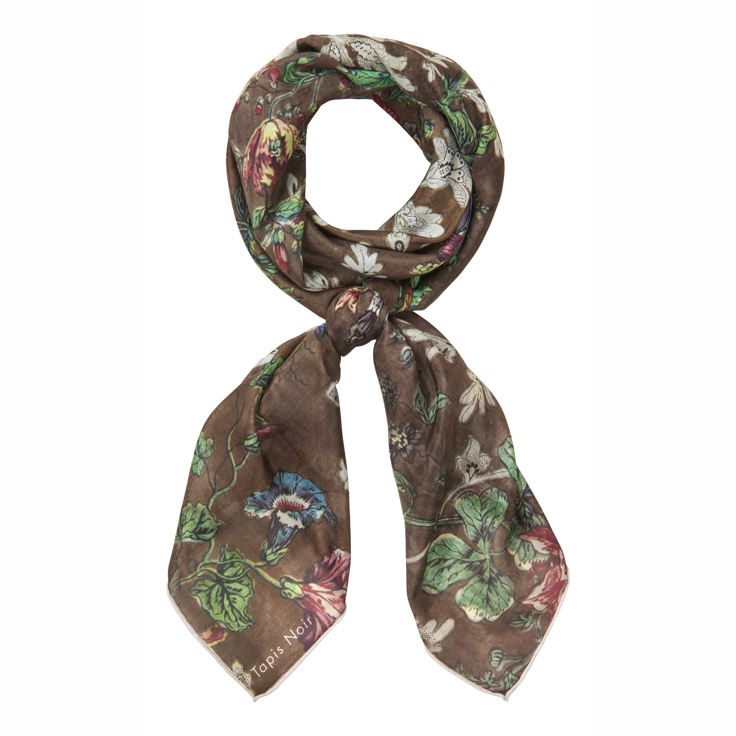 Tapis Noir Light Eliza Scarf Light (85x85cm) Brown