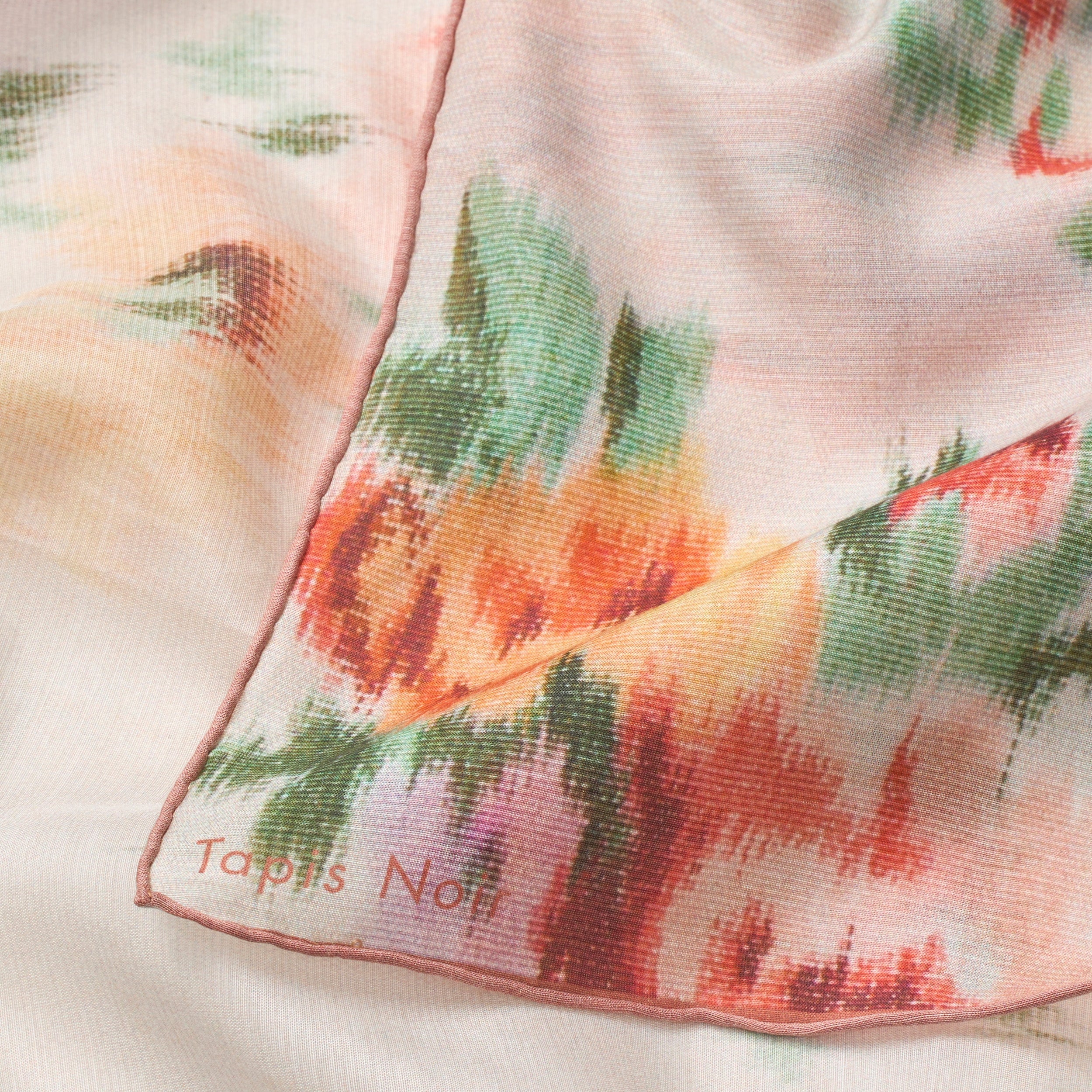 Tapis Noir Light Eve Scarf Light (85x85cm) White