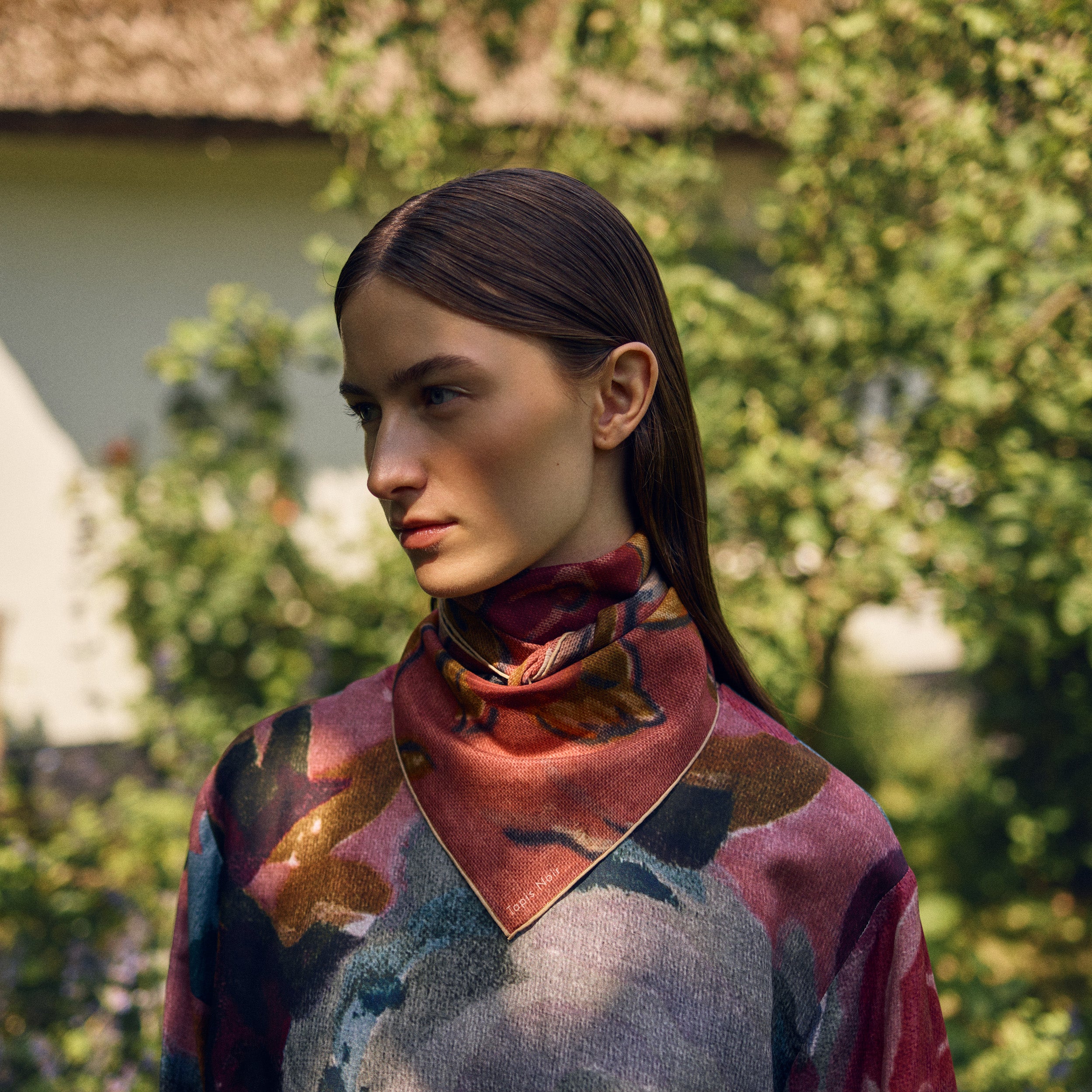 Tapis Noir Light Small Elsie Scarf Light Small (67x67cm) Soft Pink