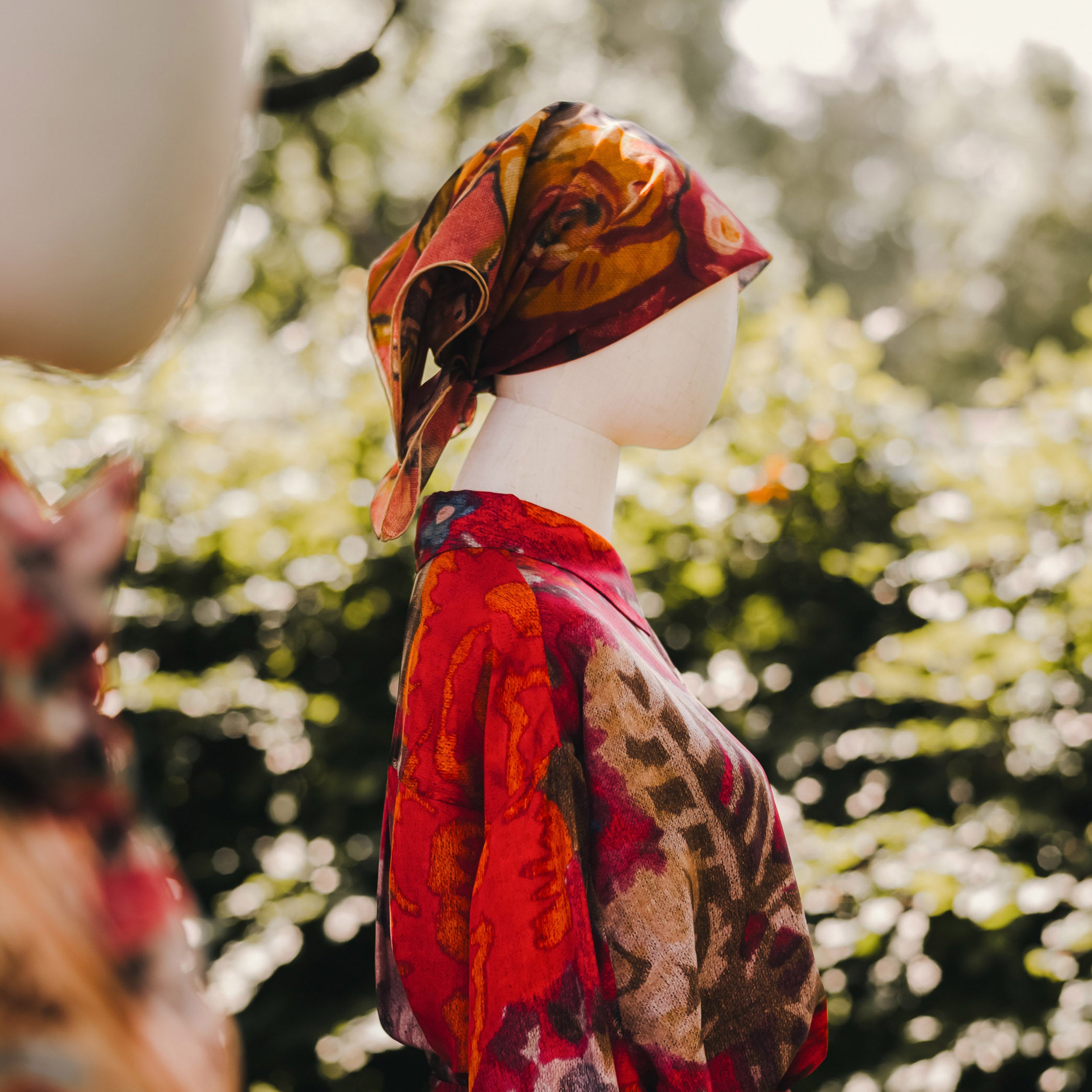 Tapis Noir Light Small Elsie Scarf Light Small (67x67cm) Soft Pink