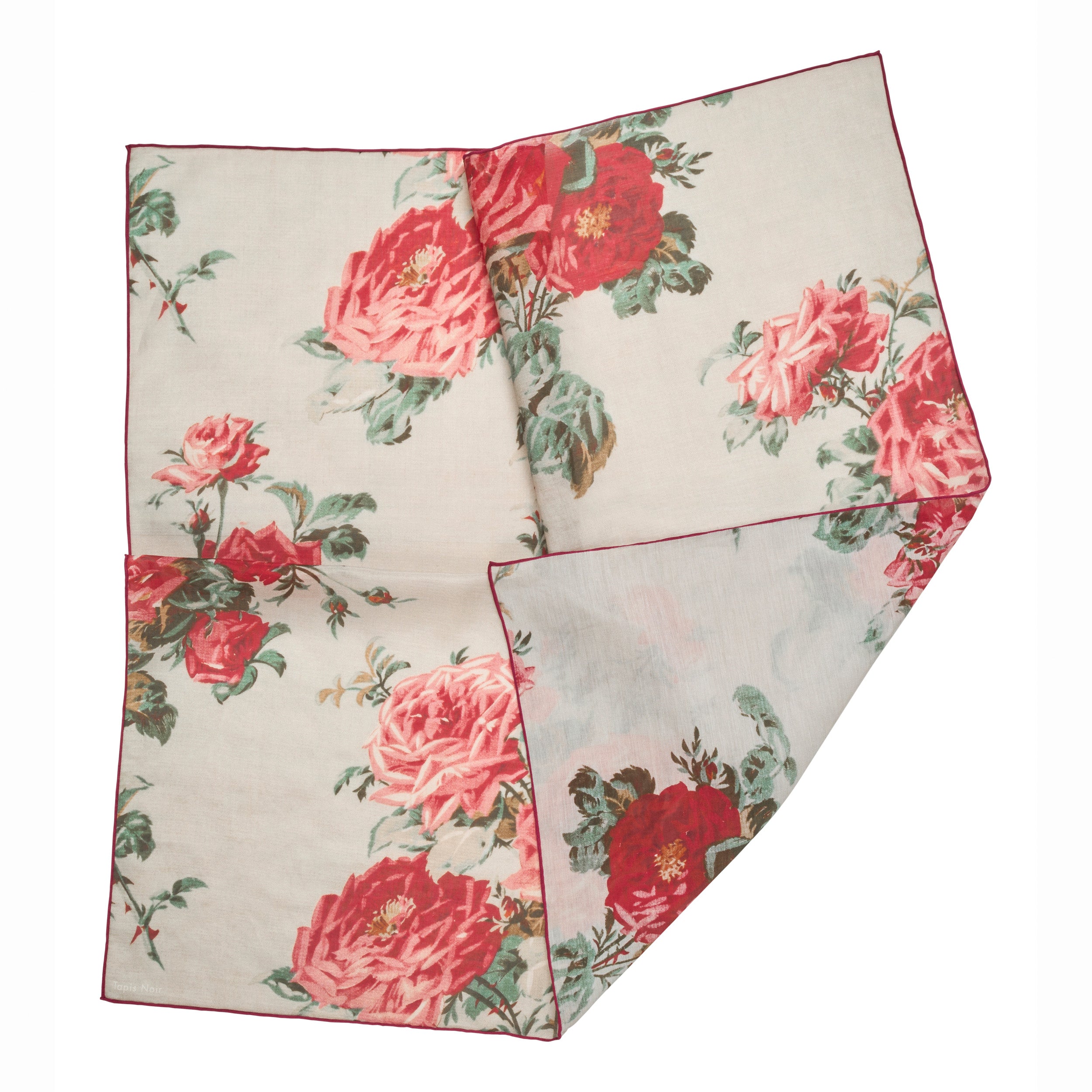 Tapis Noir Light Small Essie Scarf Light Small (67x67cm) White