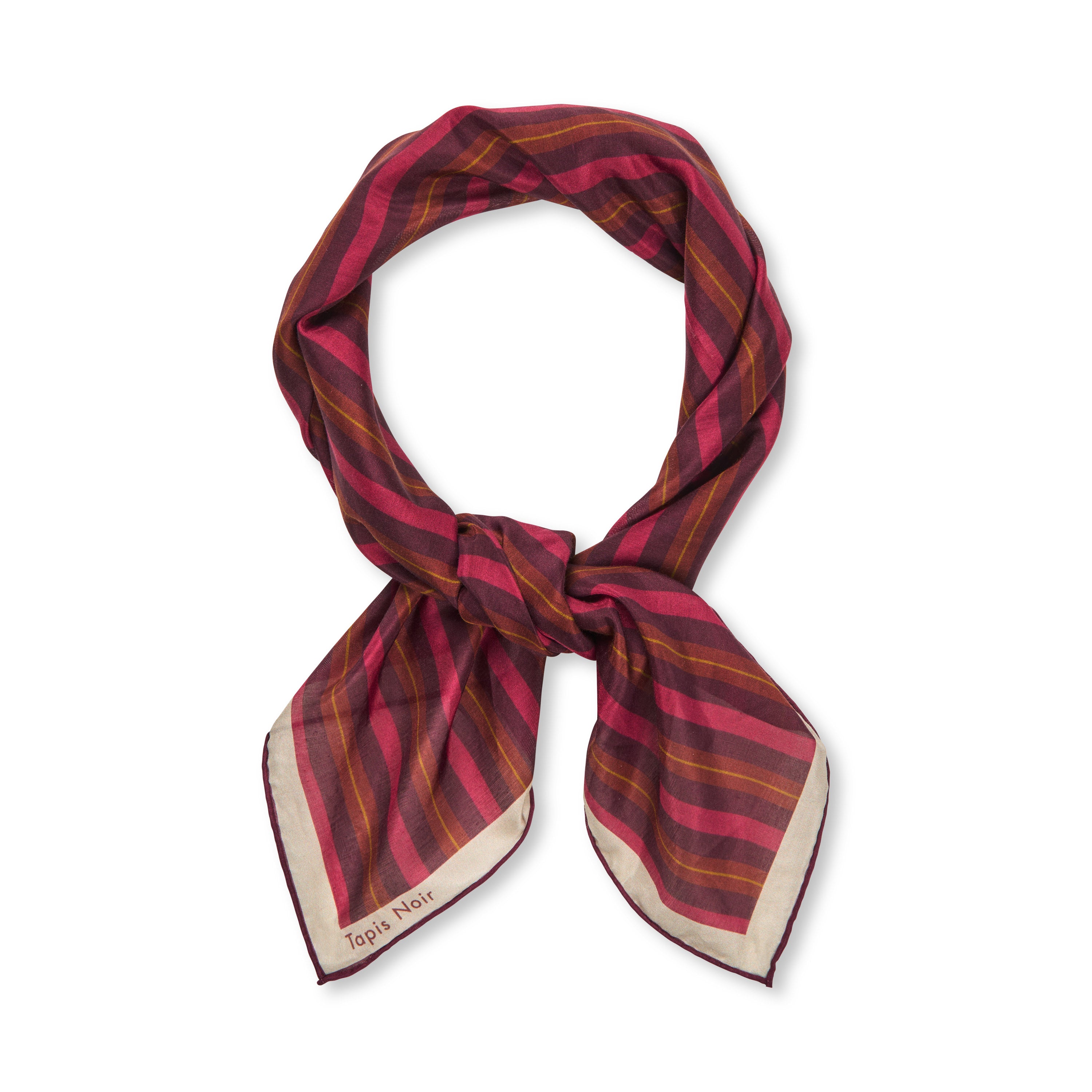 Tapis Noir Light Small Gabrielle Scarf Light Small (67x67cm) Red