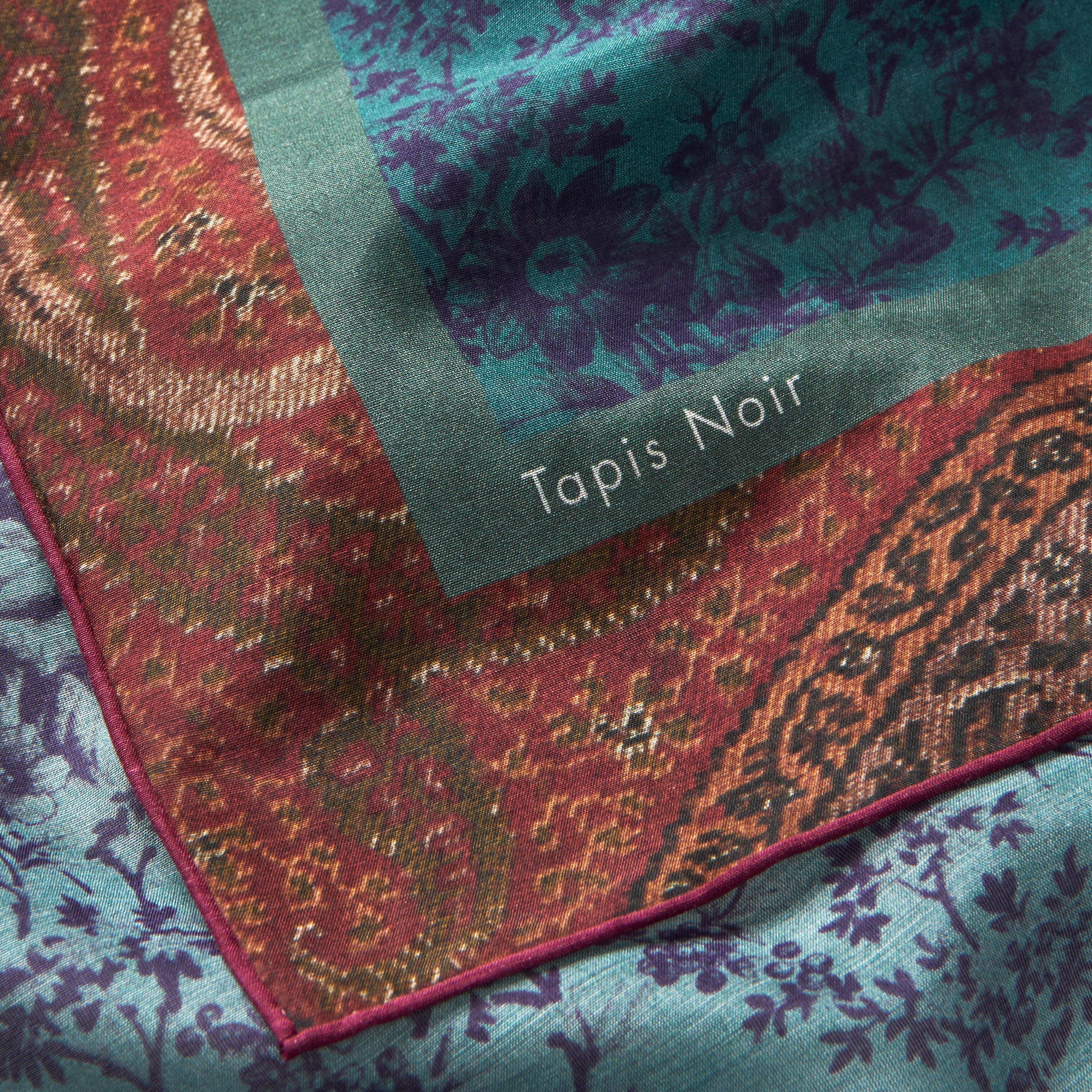 Tapis Noir Light Small Gloria Scarf Light Small (67x67cm) Blue