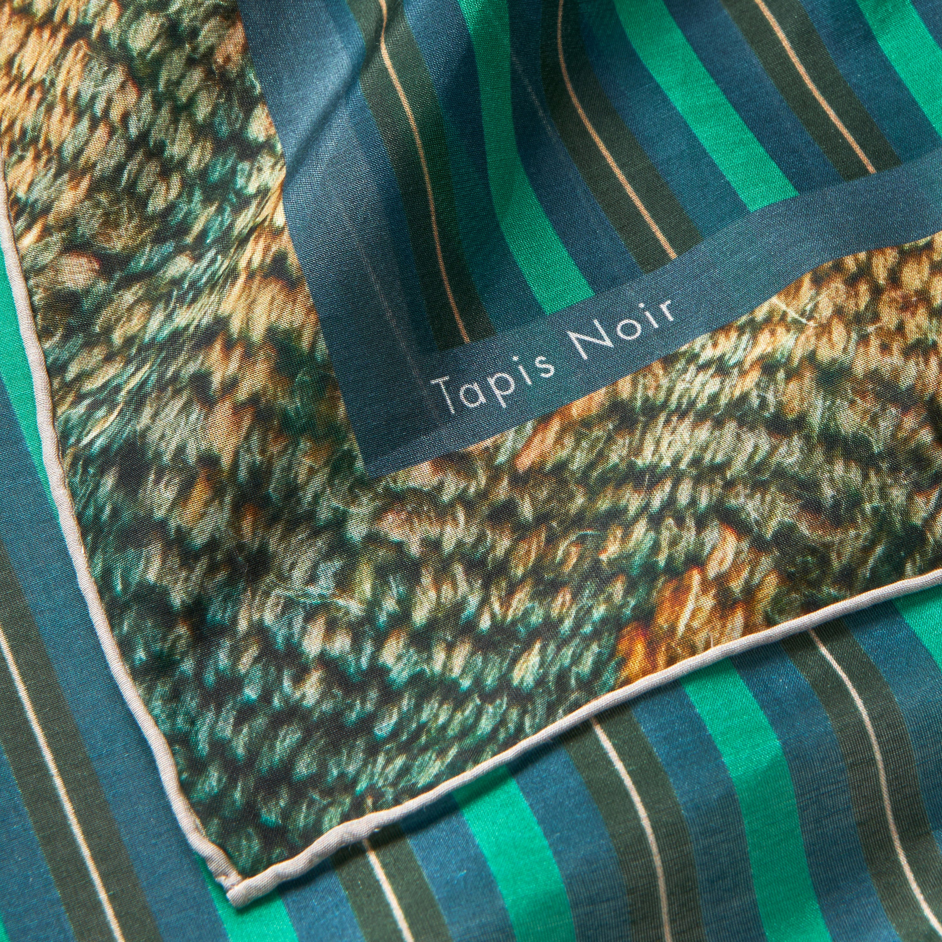 Tapis Noir Light Small Grady Scarf Light Small (67x67cm) Green