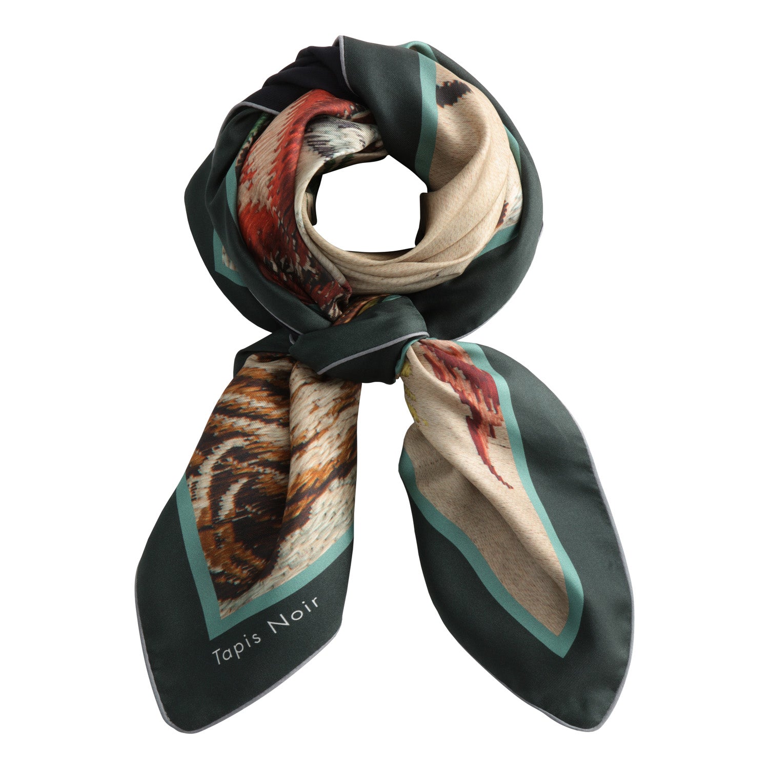 Tapis Noir Signature Fruit Scarf Signature Floral