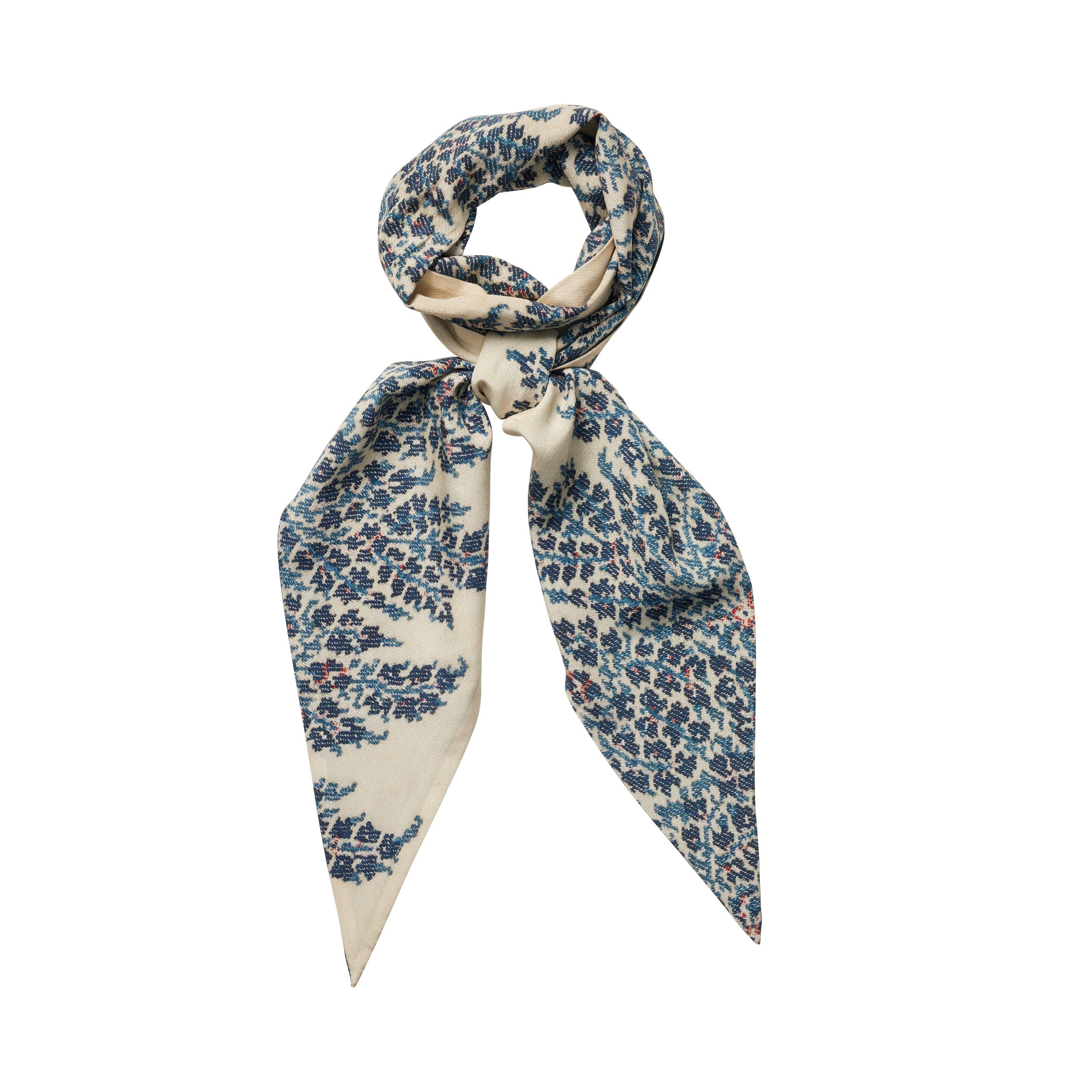 Tapis Noir Slim Dina Scarf Slim Blue
