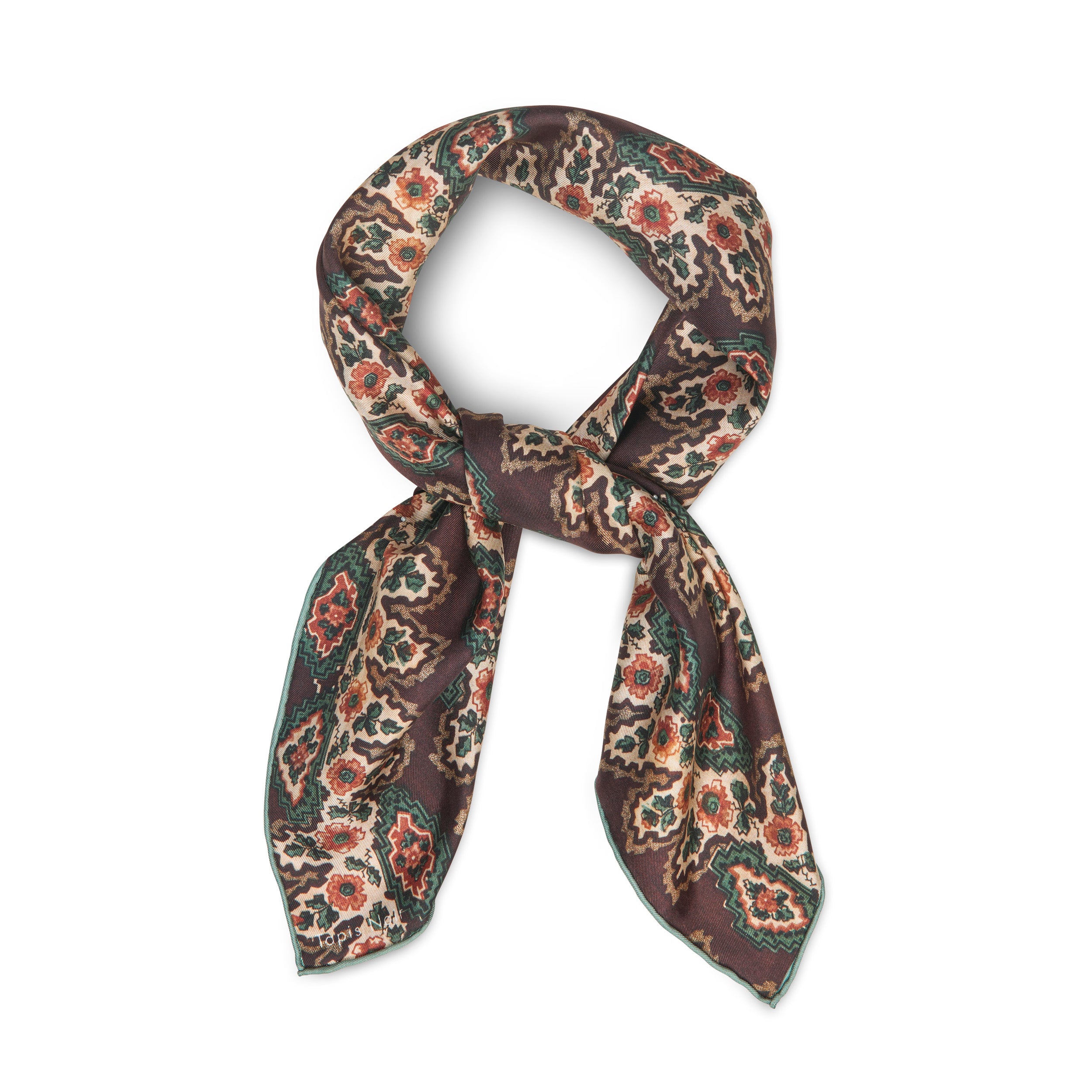 Tapis Noir Small Classical Dara Scarf Small Classical Brown