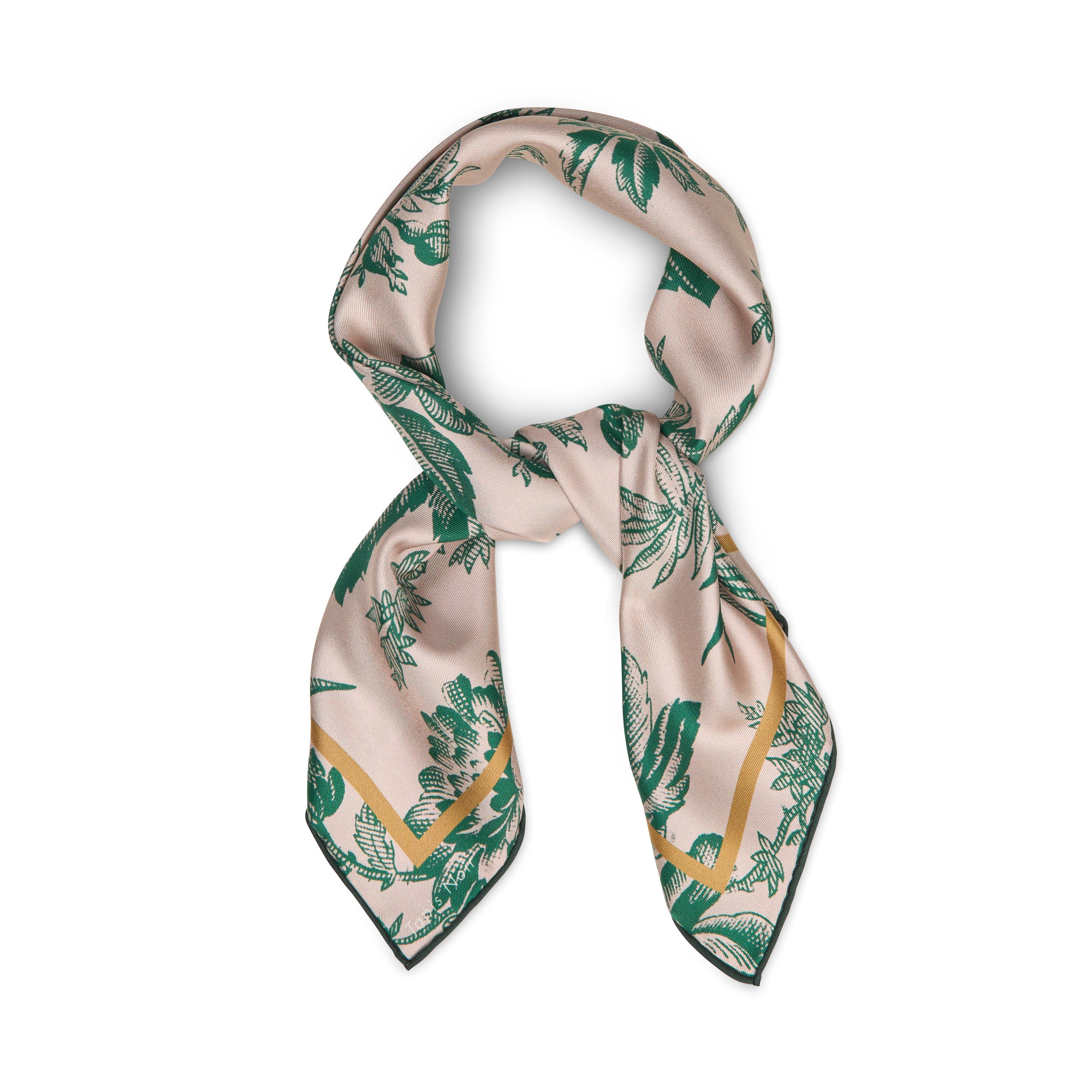 Tapis Noir Small Classical Darlene Scarf Small Classical Green