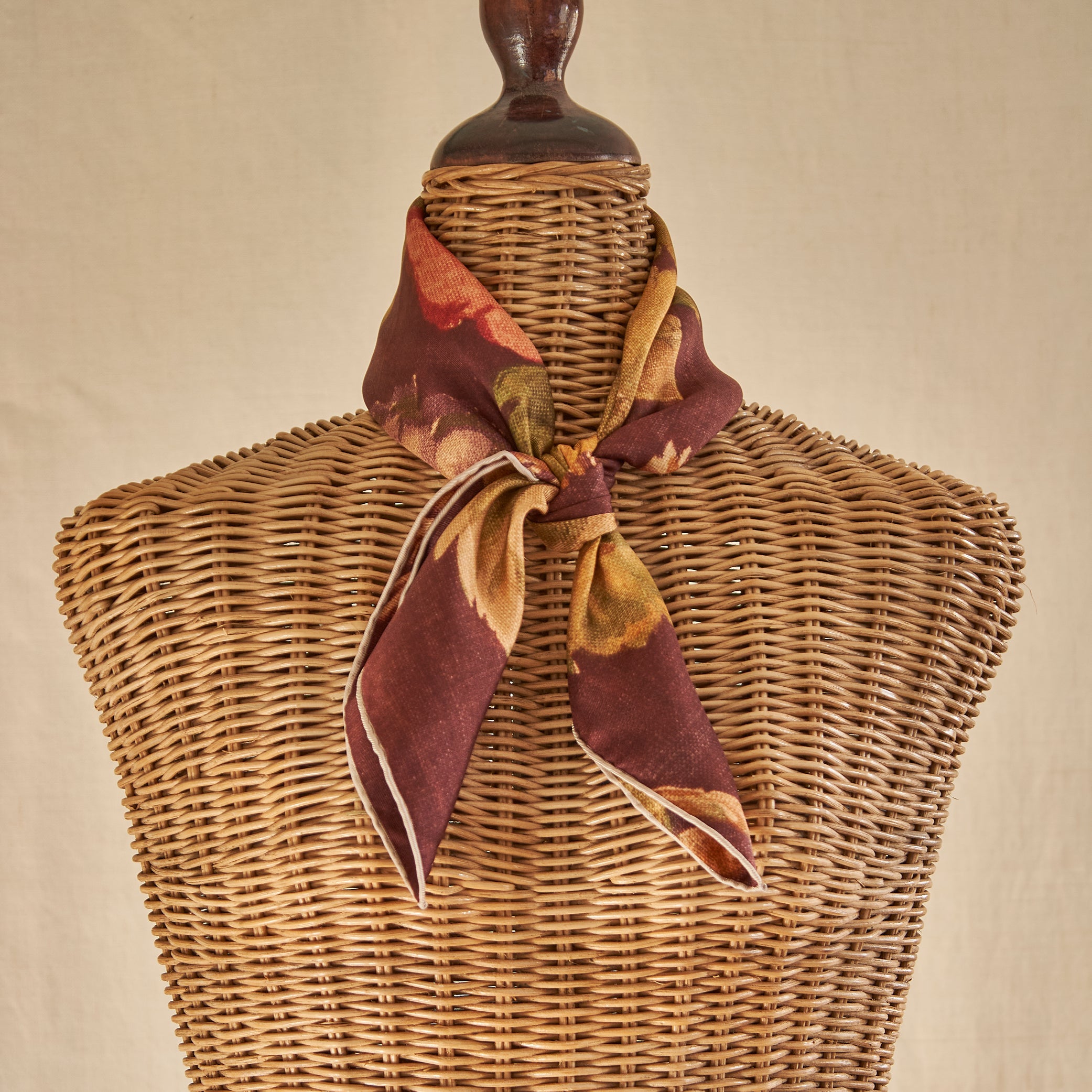 Tapis Noir Small Classical Davina Scarf Small Classical Brown