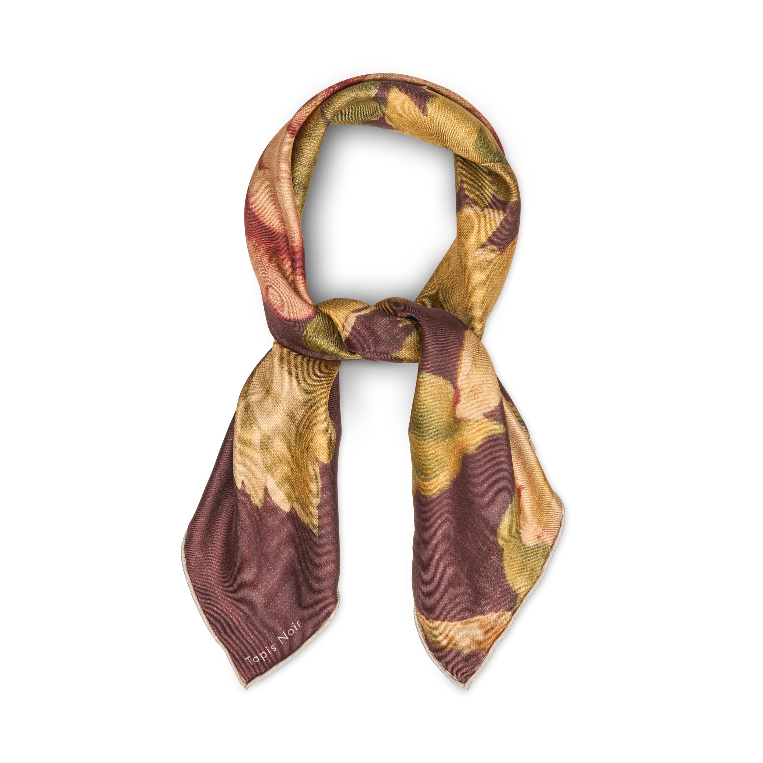 Tapis Noir Small Classical Davina Scarf Small Classical Brown