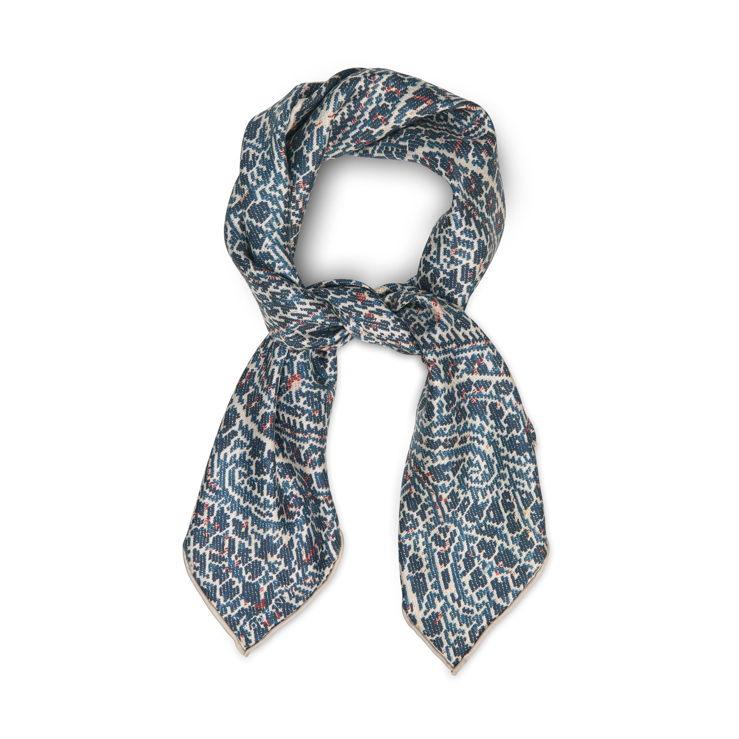 Tapis Noir Small Classical Dina Scarf Small Classical Blue