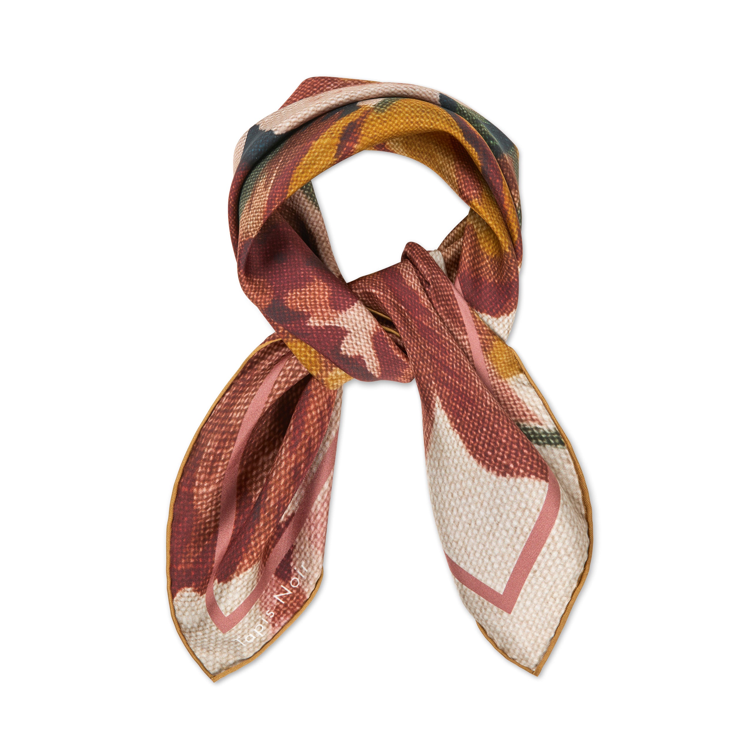 Tapis Noir Small Classical Dusty Scarf Classical Small Red
