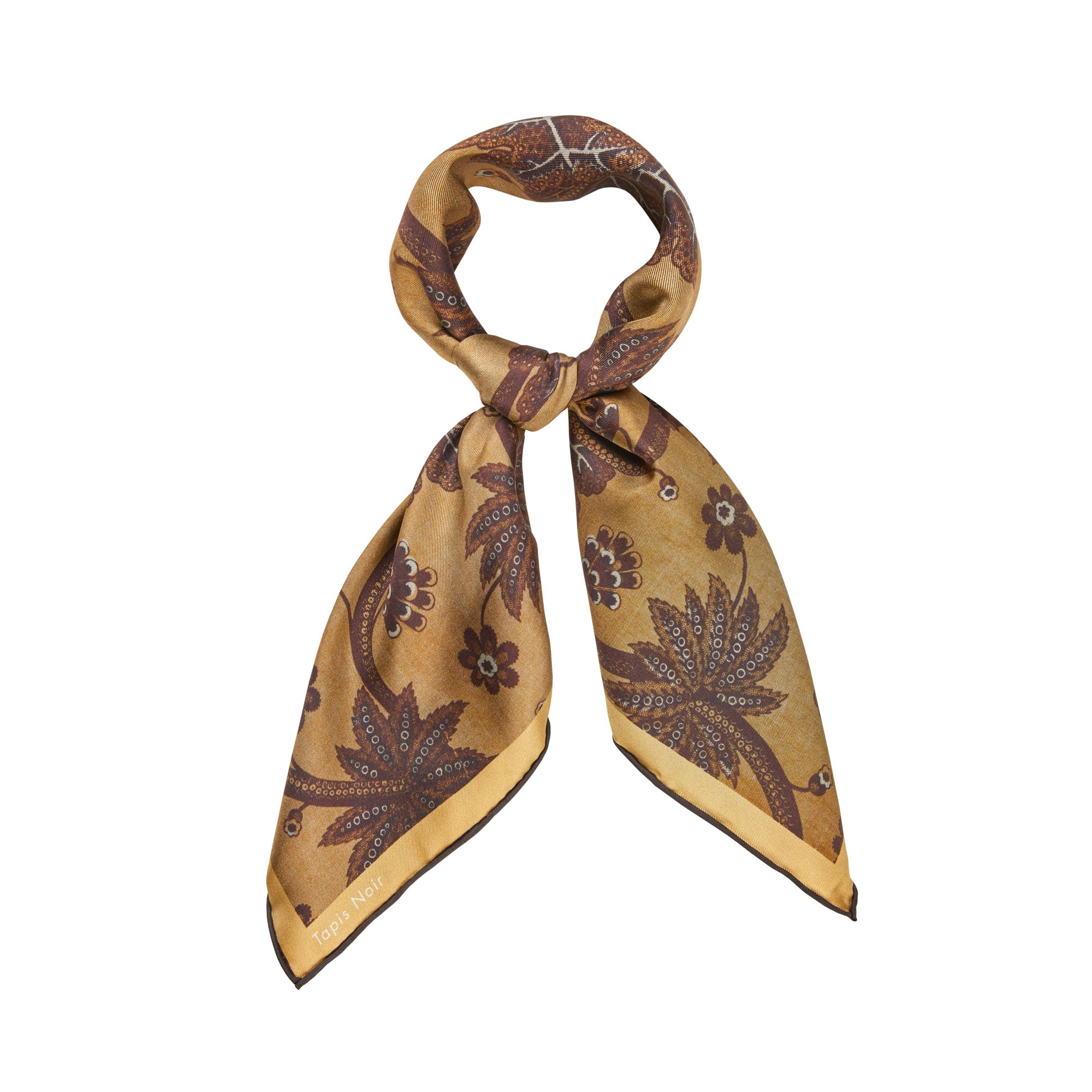 Tapis Noir Small Classical Gold Scarf Small Classical Gold