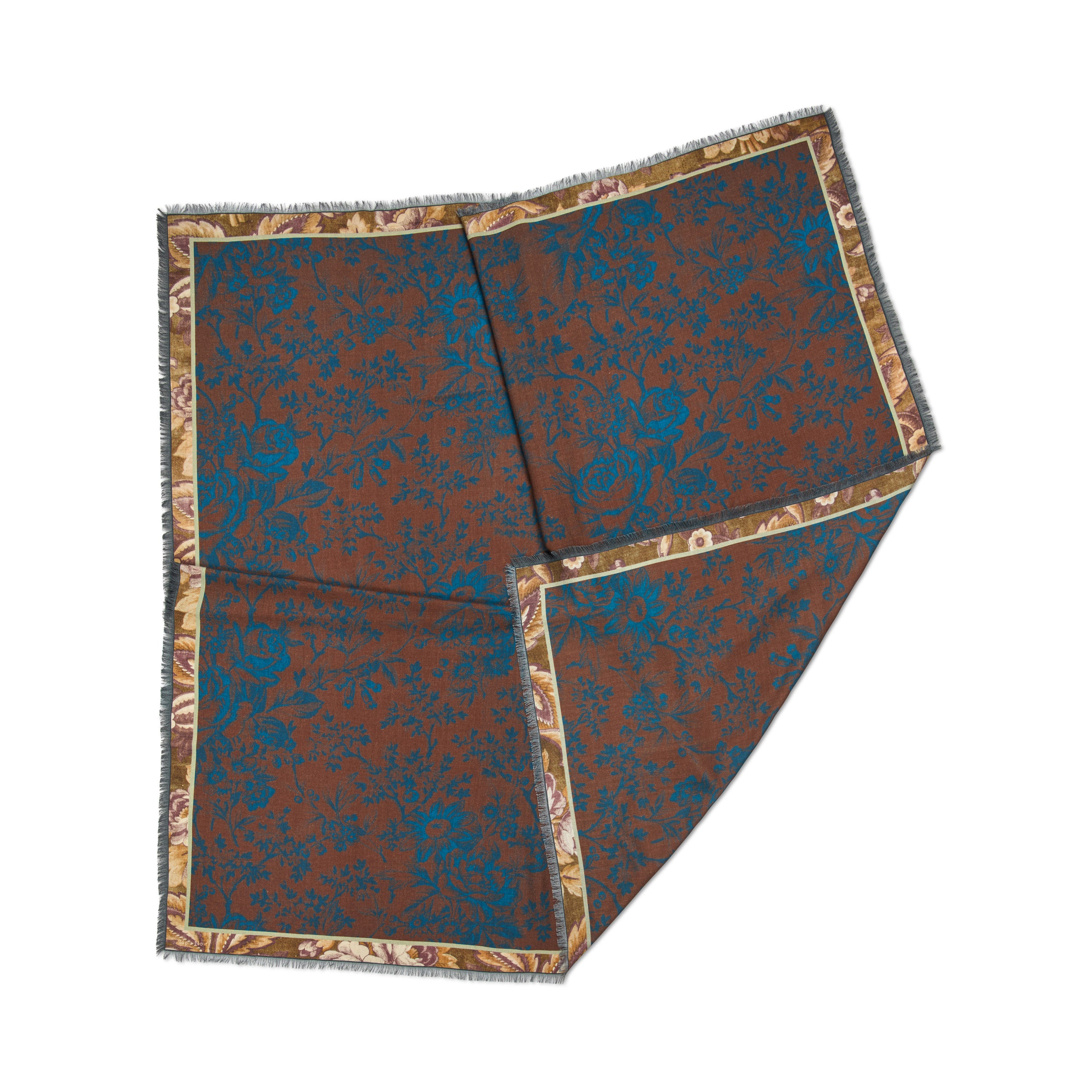 Tapis Noir Wool Large Gigi Scarf Wool Large Brown