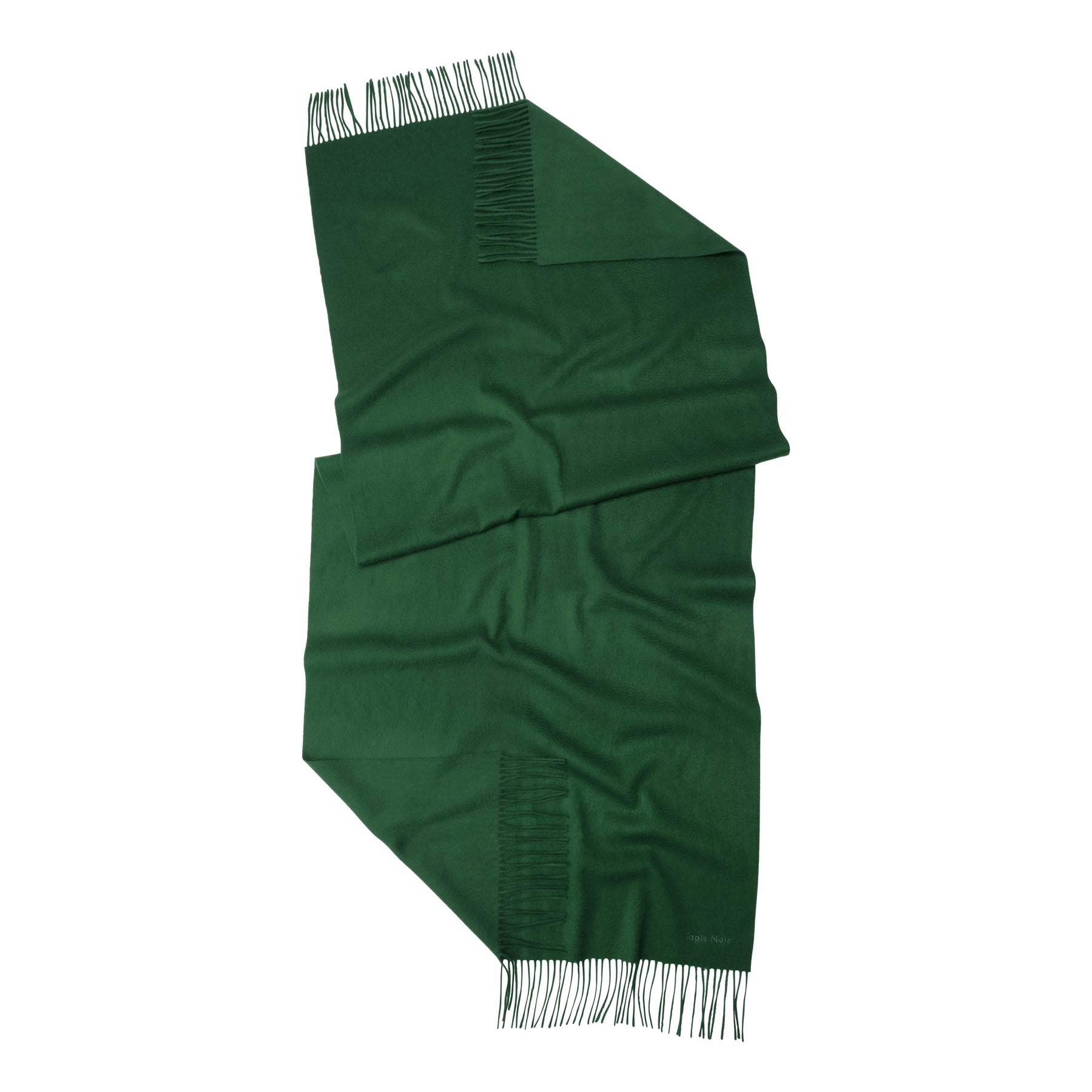 Tapis Noir Wool Scarf Wool Dark Green