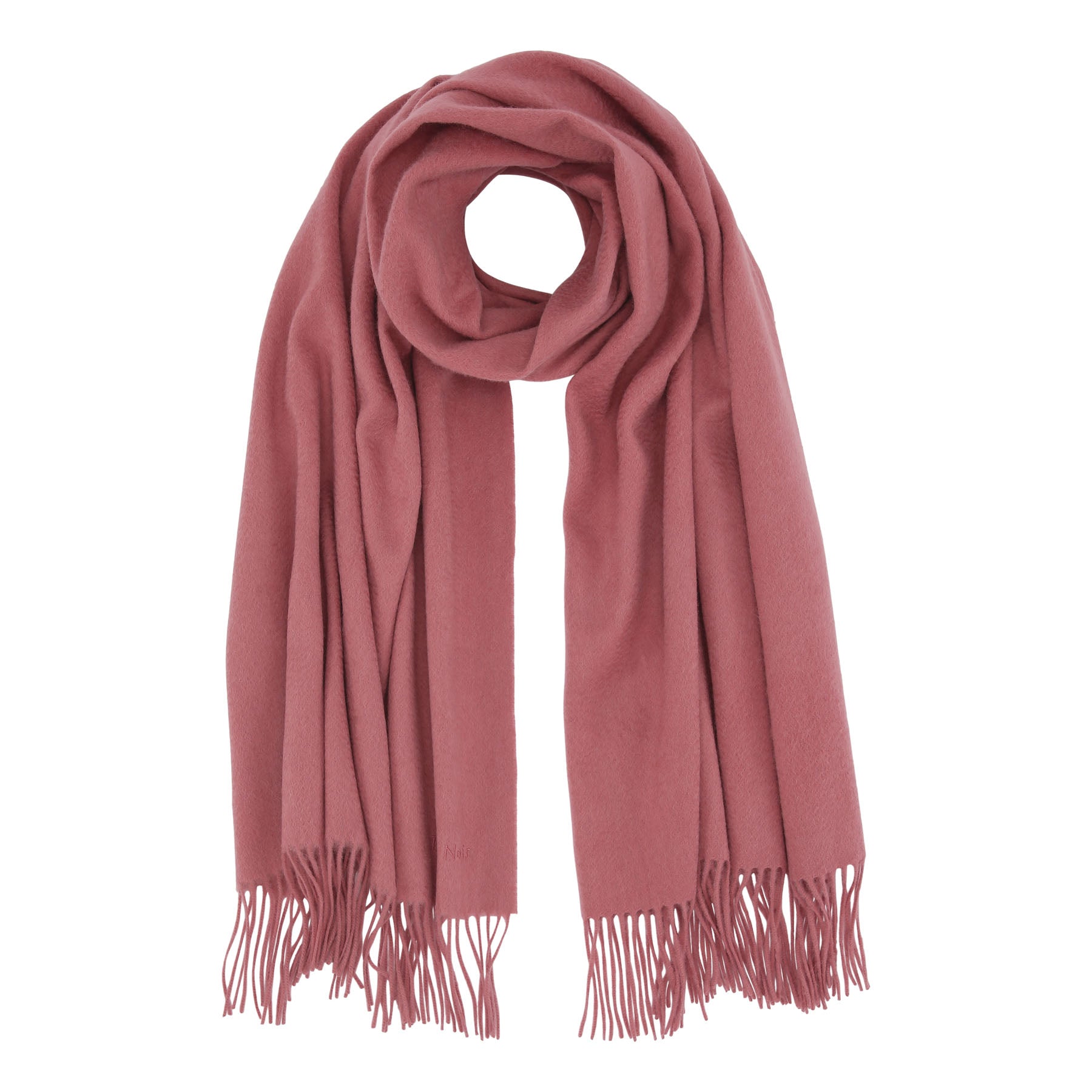 Tapis Noir Wool Scarf Wool Soft Pink