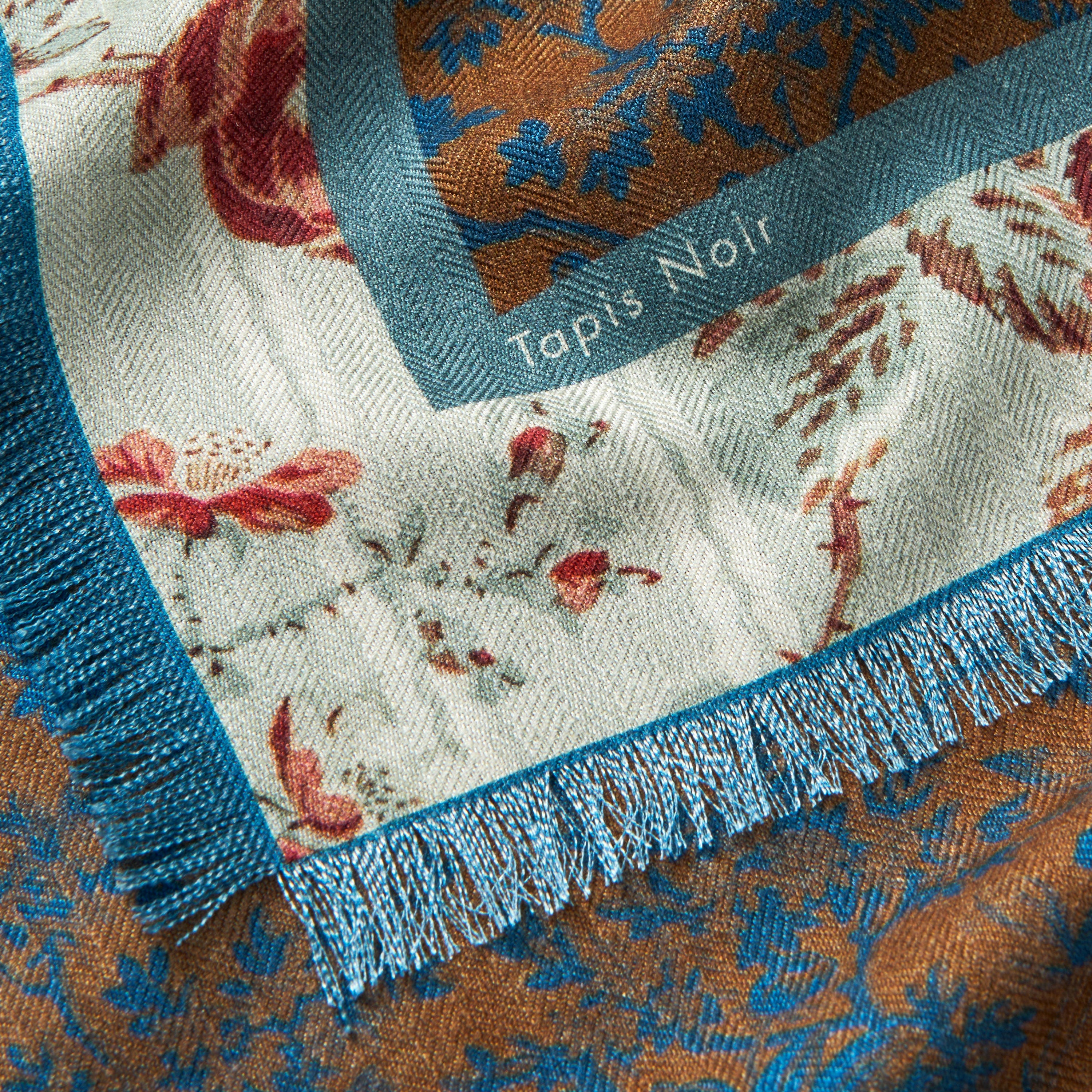 Tapis Noir Wool Small Gigi Scarf Wool Small Brown