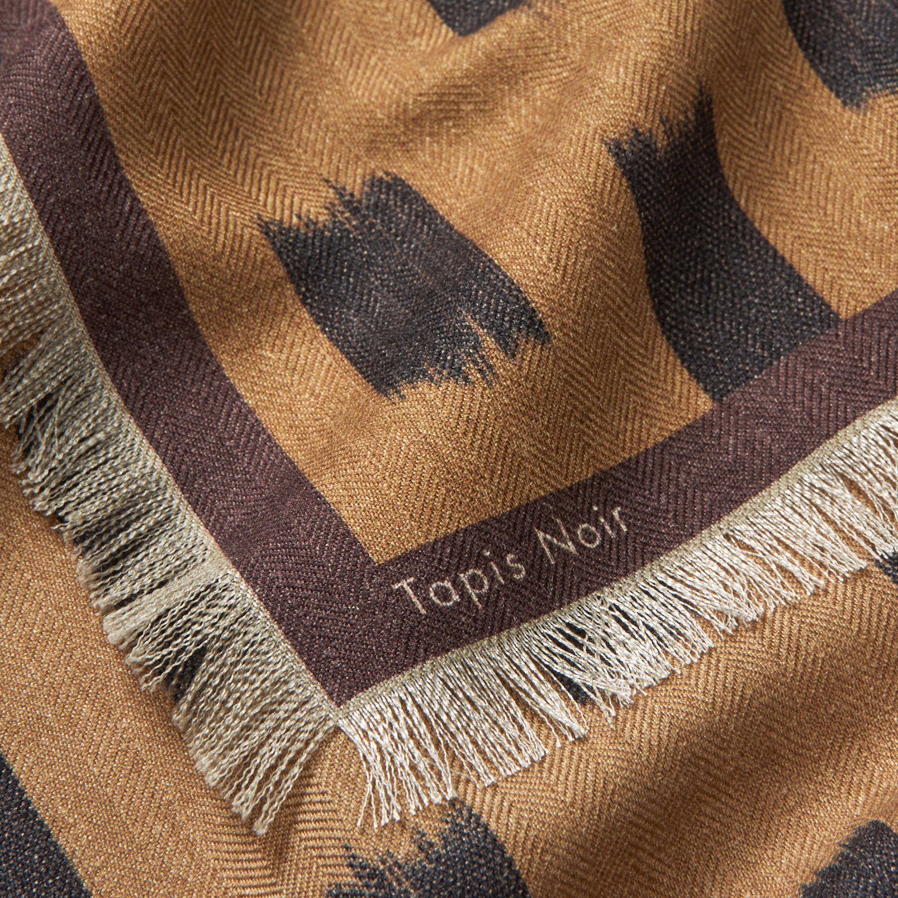 Tapis Noir Wool Small Gwen Scarf Wool Small Beige