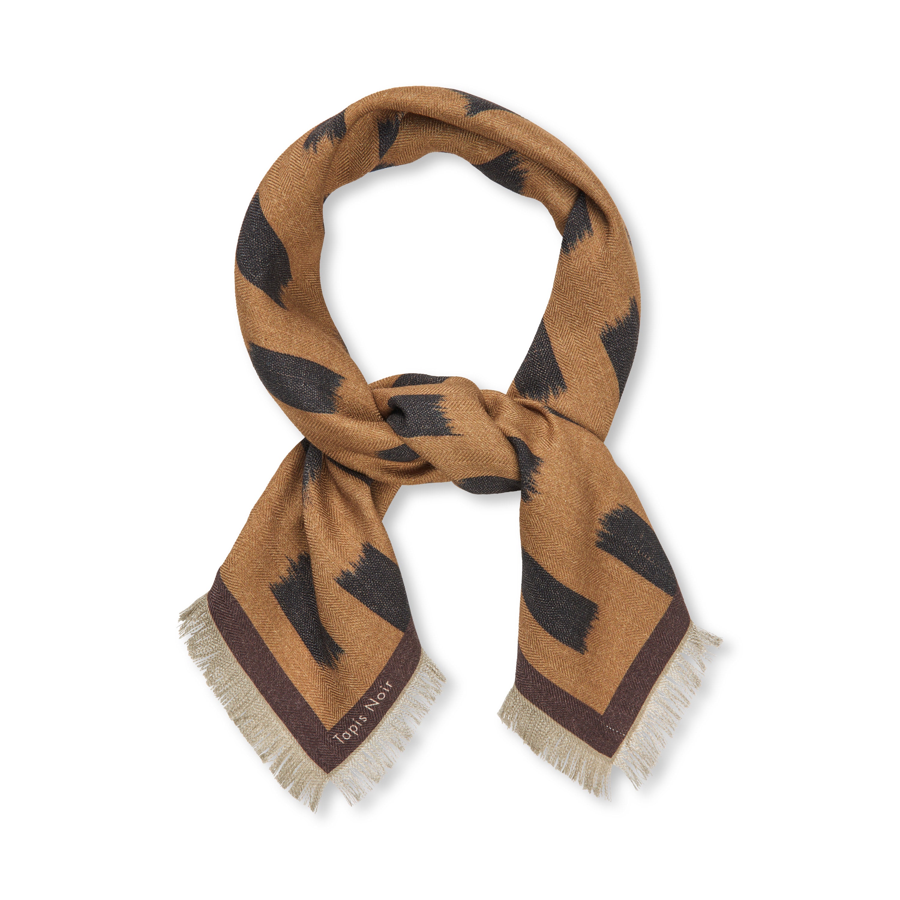 Tapis Noir Wool Small Gwen Scarf Wool Small Beige